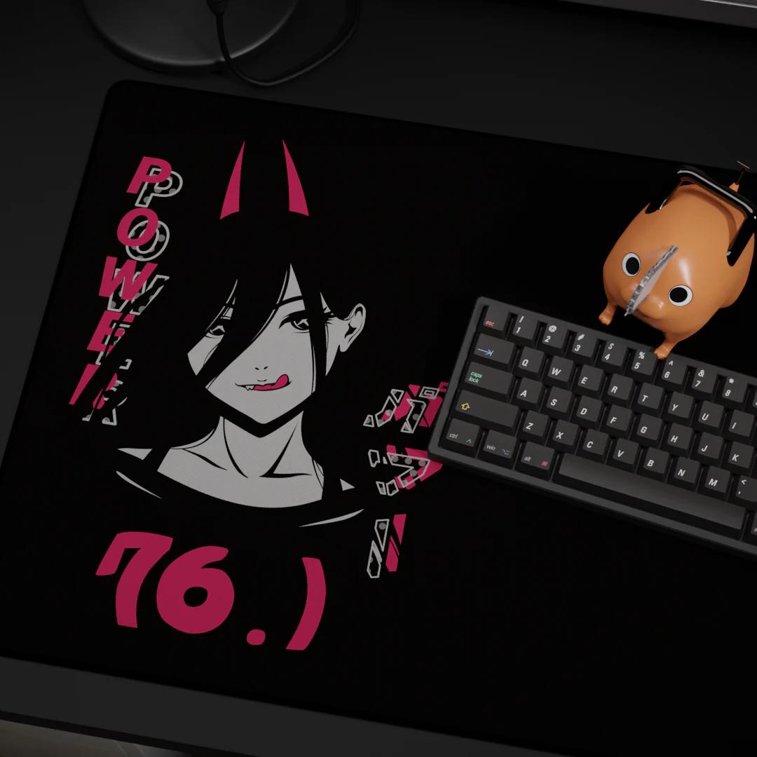 Black Powa Dark Deskmat