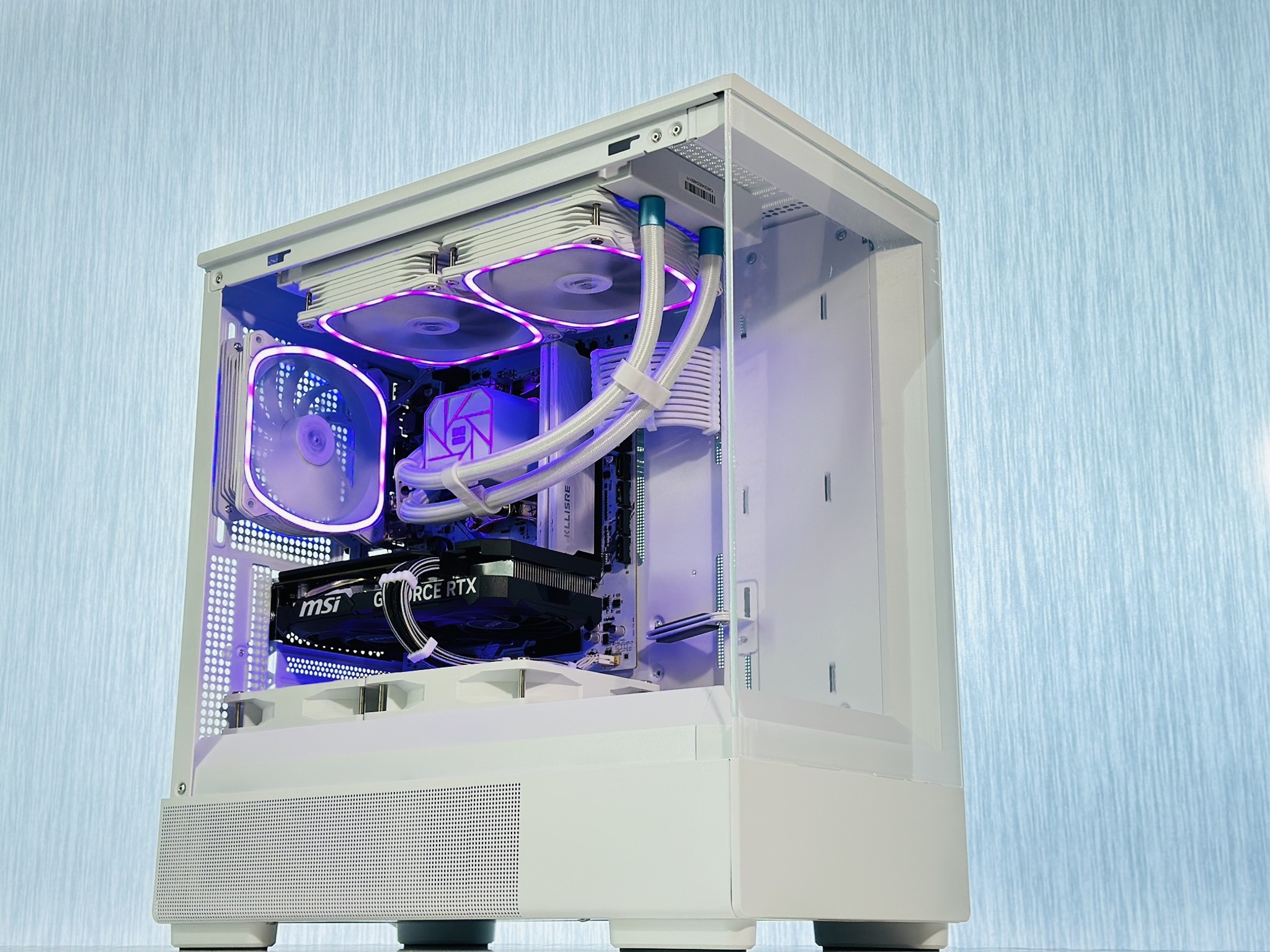 🚀👨🏻‍🚀🌟👨‍🚀Buzz Liquid Cooled Gaming PC❄️Nvidia RTX 4060 8GB❄️AMD Ryzen 5 5600❄️32GB DDR4