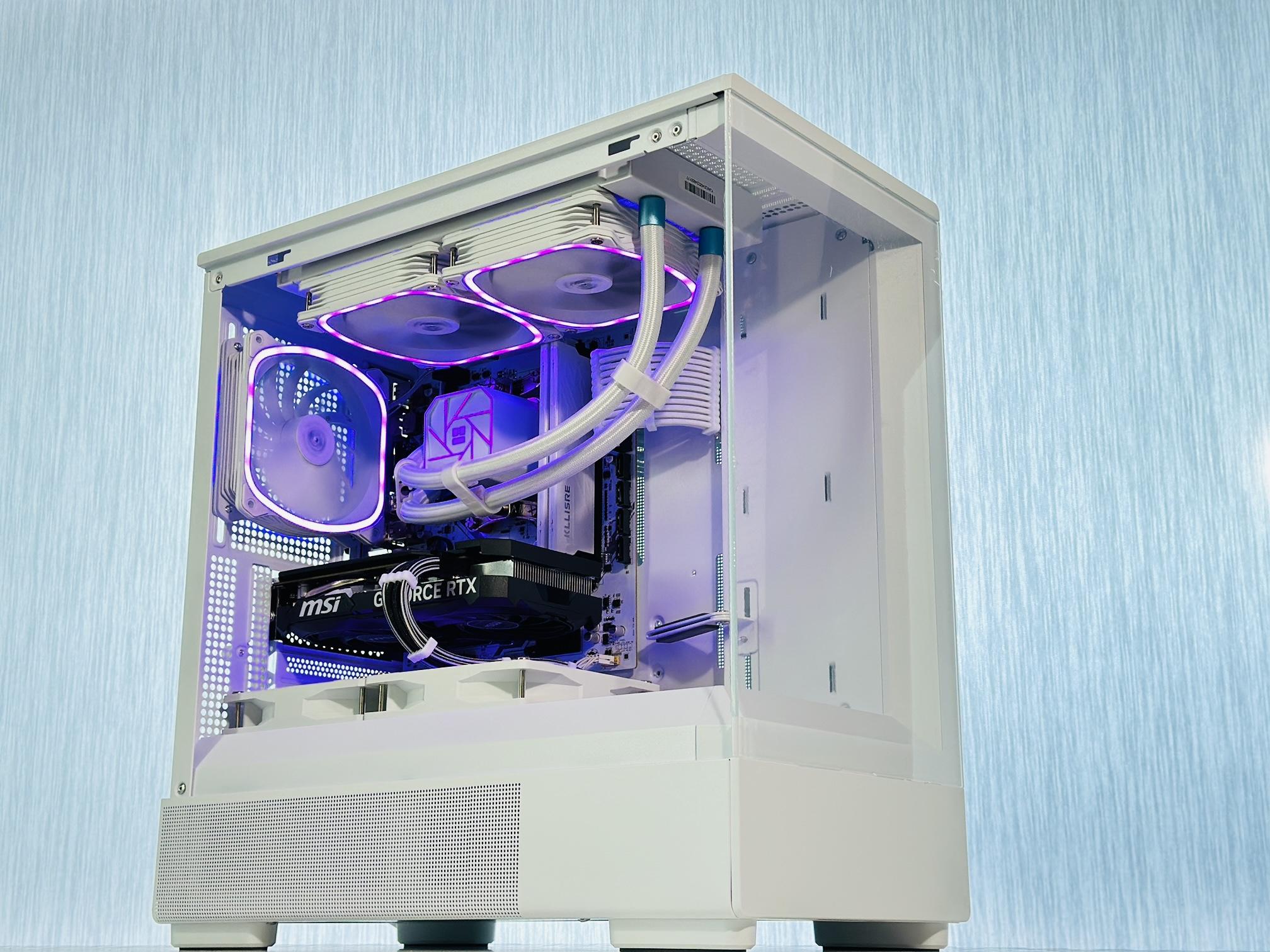 🚀👨🏻‍🚀🌟👨‍🚀Buzz Liquid Cooled Gaming PC❄️Nvidia RTX 4060 8GB❄️AMD Ryzen 5 5600❄️32GB DDR4