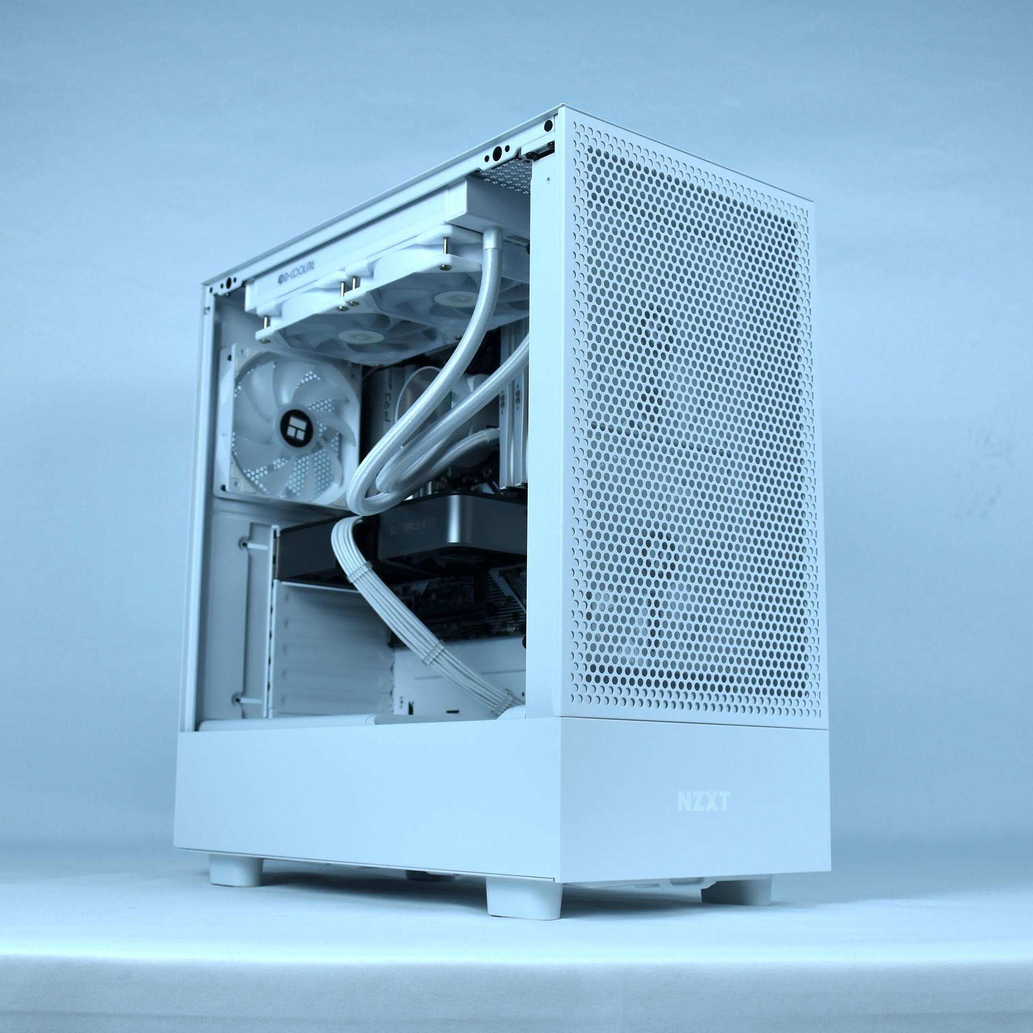 ❄️SNOW❄️ 1440p Custom Gaming & Streaming PC | Ryzen 7600X, NVIDIA RTX 3070, 1TB SSD, 32GB DDR5, WiFi