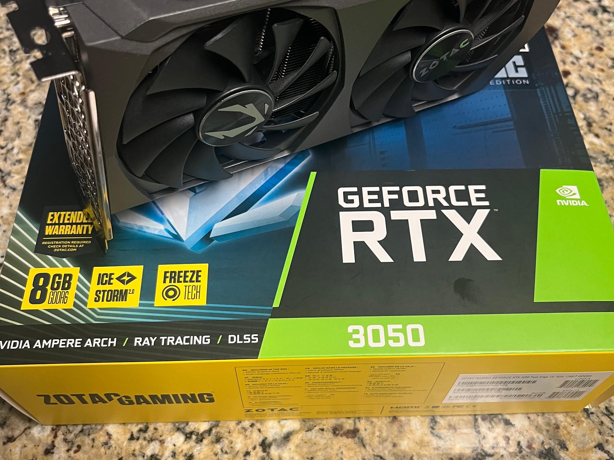 Zotac RTX 3050 Twin Edge OC 8GB