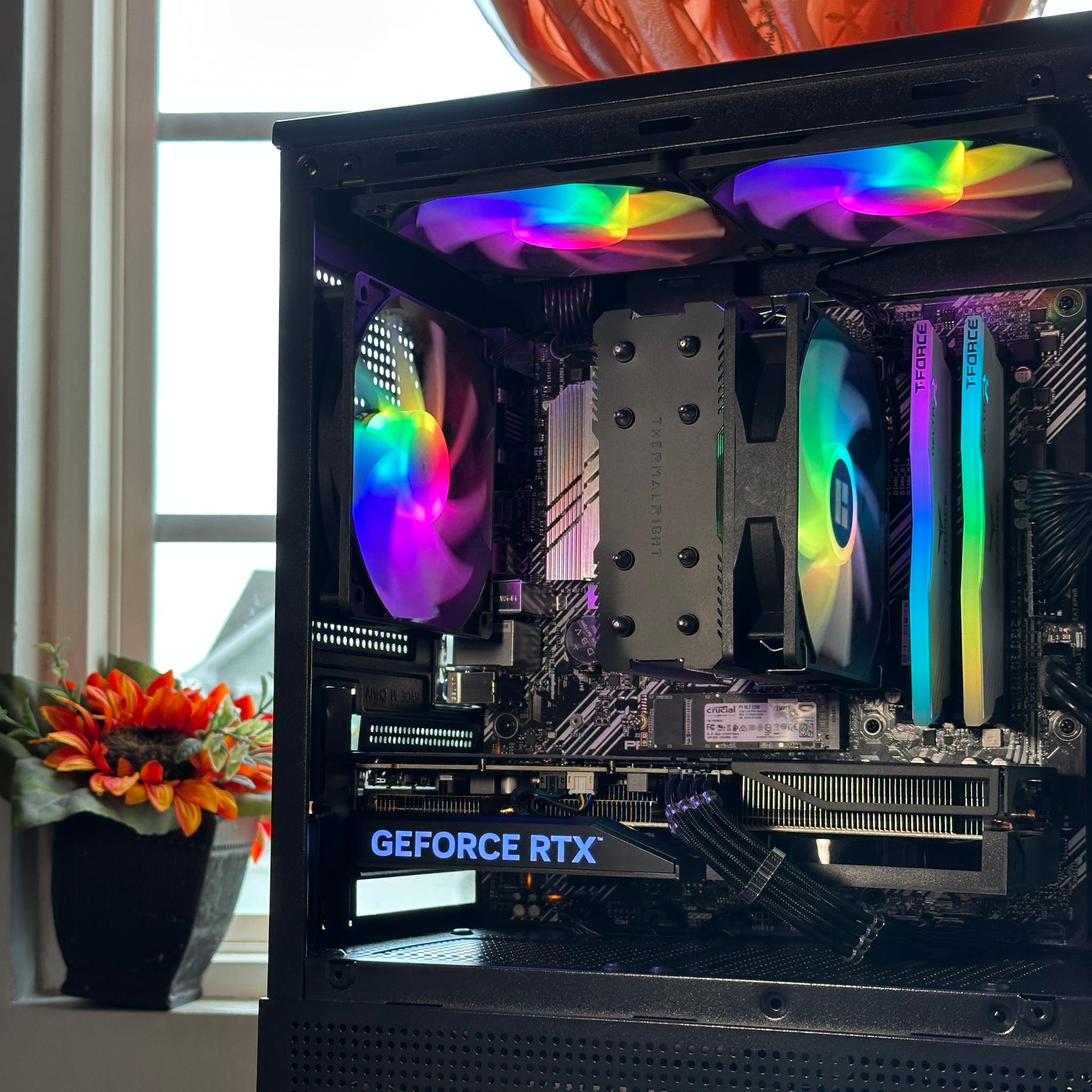 🔥Gaming/Streaming PC🔥 | RTX 4060TI | Ryzen 5 | 1TB NVME | 16GB (3200hz) | WiFi | Windows 11