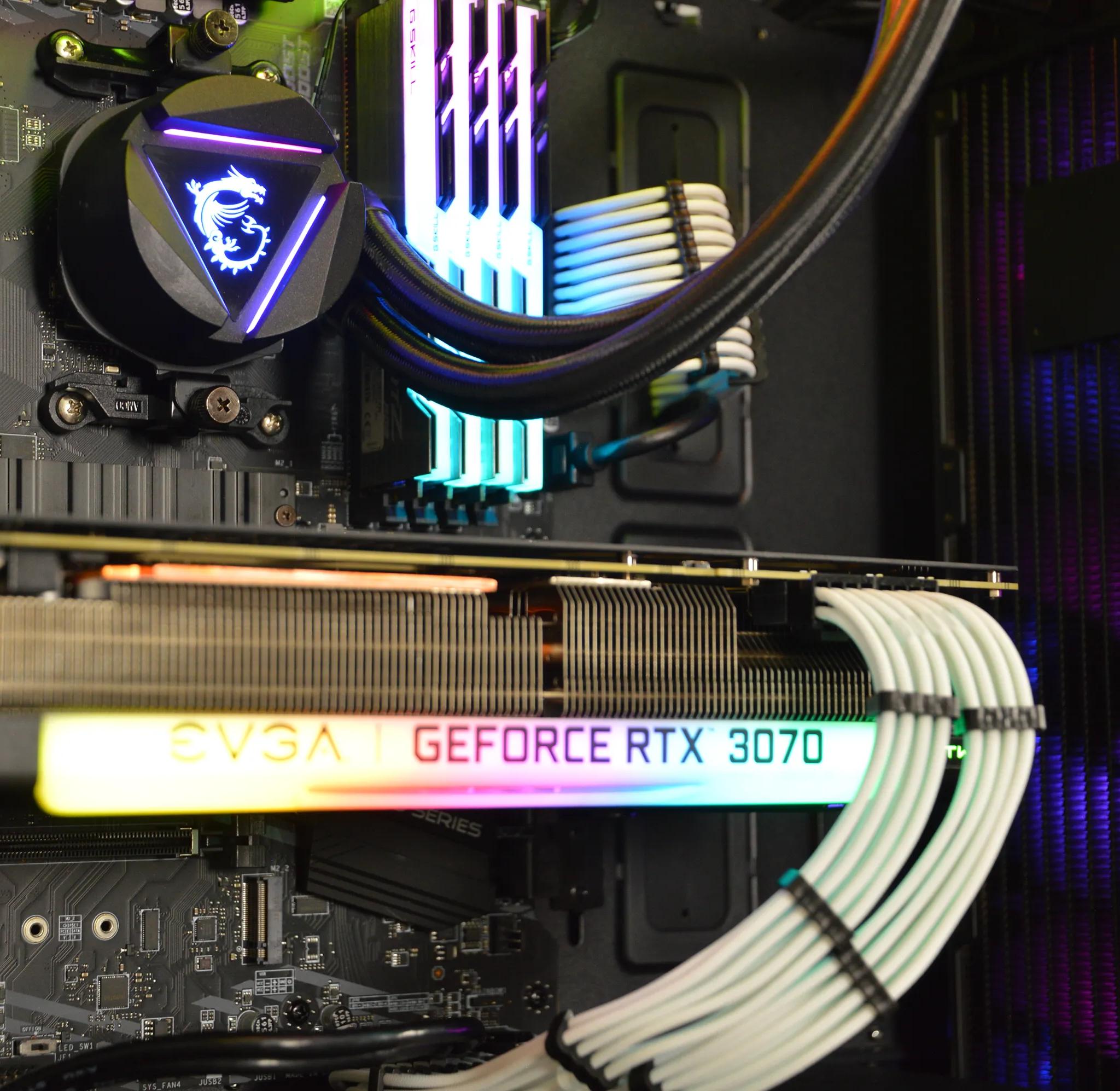 ⚪️⚫️ RTX 3070 | RYZEN 7 5800X | 32 GB RGB RAM | 1TB NVME GEN 4 SSD | "MIDNIGHT SNOW" |