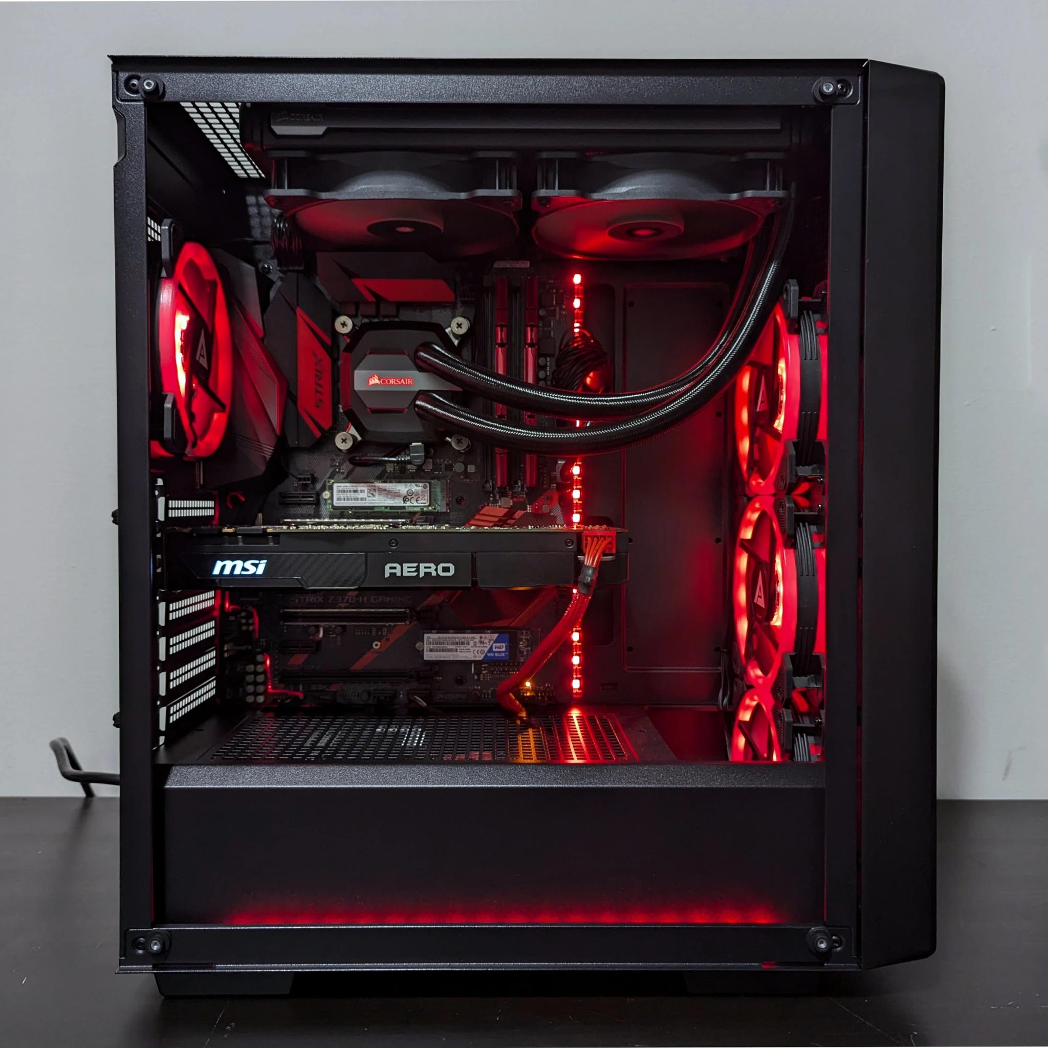 🧧Liquid-Cooled i7 + GTX 1080 Gaming PC