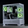 Powerful White Gaming PC – RTX 5060, Ryzen 5 5600X, 32GB, 1TB SSD - RGB, WiFi, BlueTooth