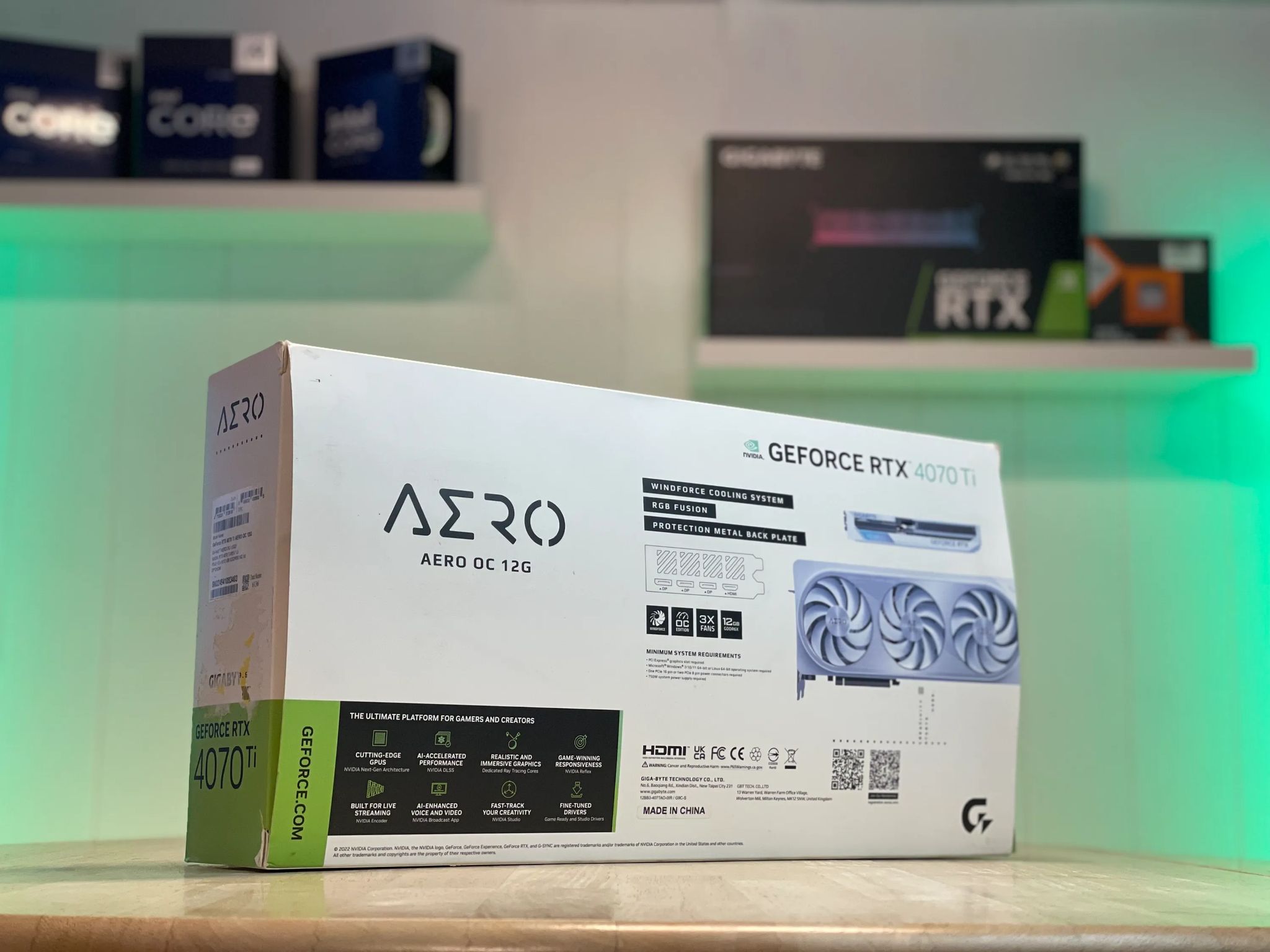 Gigabyte AERO RTX 4070 ti 12GB OC
