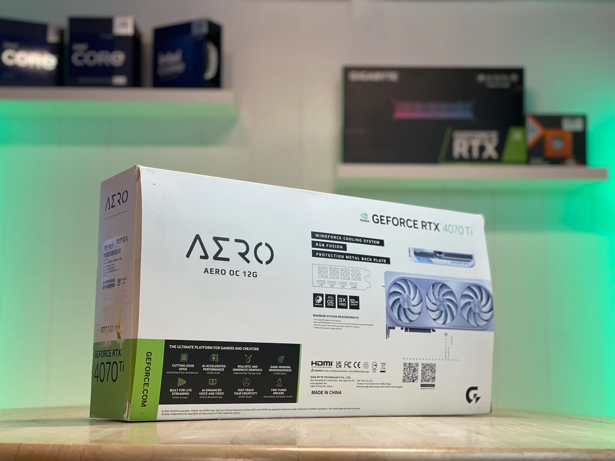 Gigabyte AERO RTX 4070 ti 12GB OC