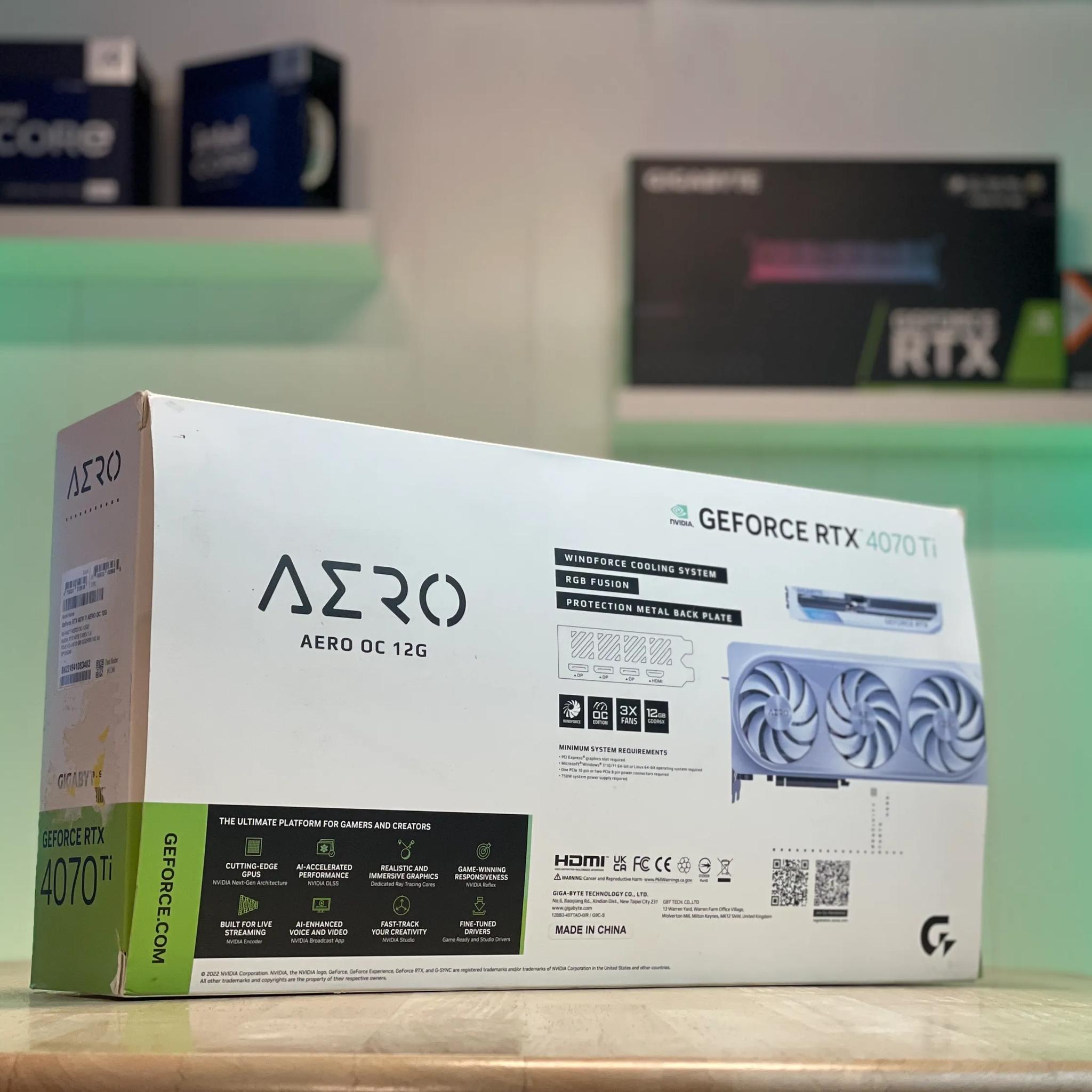 Gigabyte AERO RTX 4070 ti 12GB OC