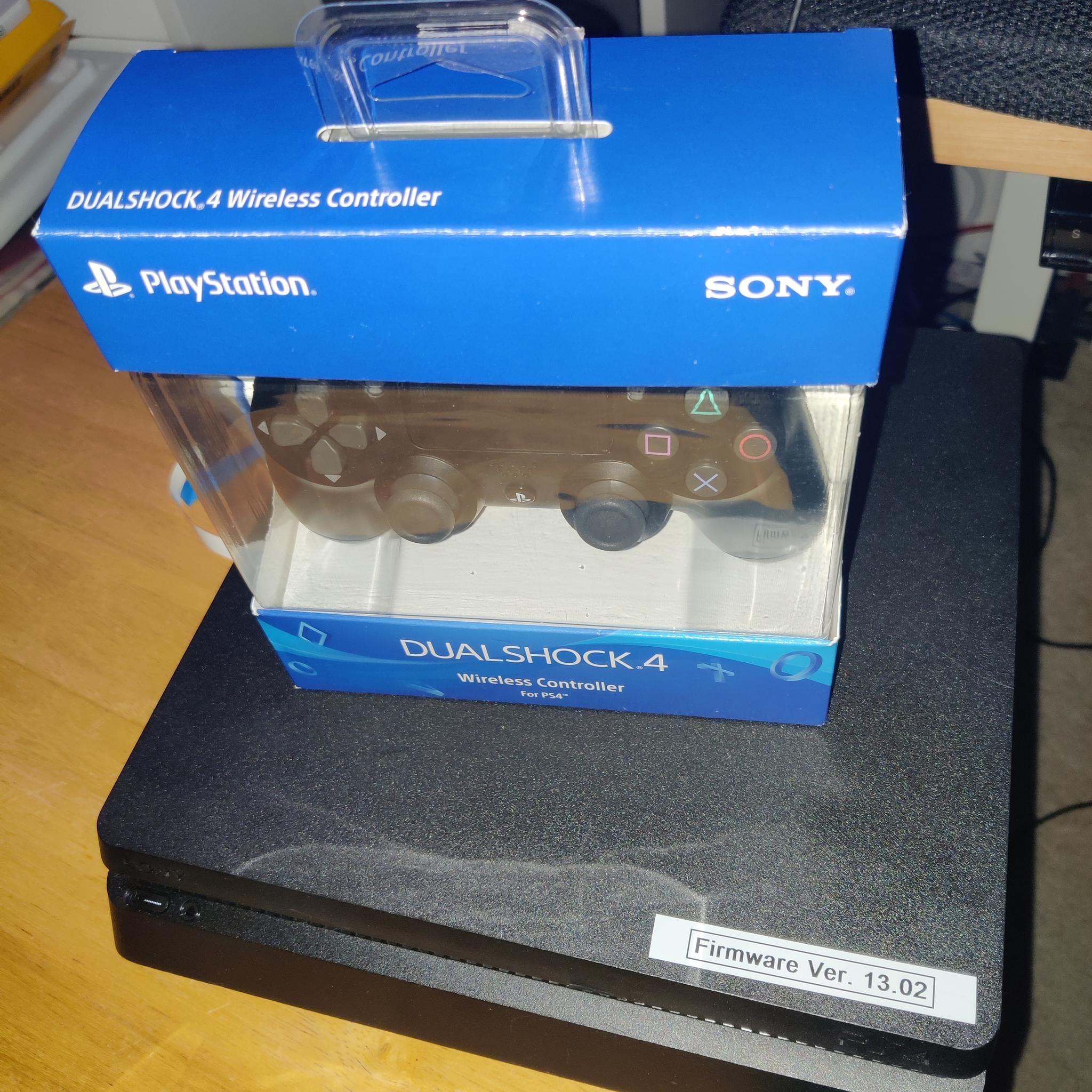 PS4 Slim Bundle with 1 TB HDD (Firmware 13.02) – Cleaned & Digital Ready – AS-IS / REPAIR