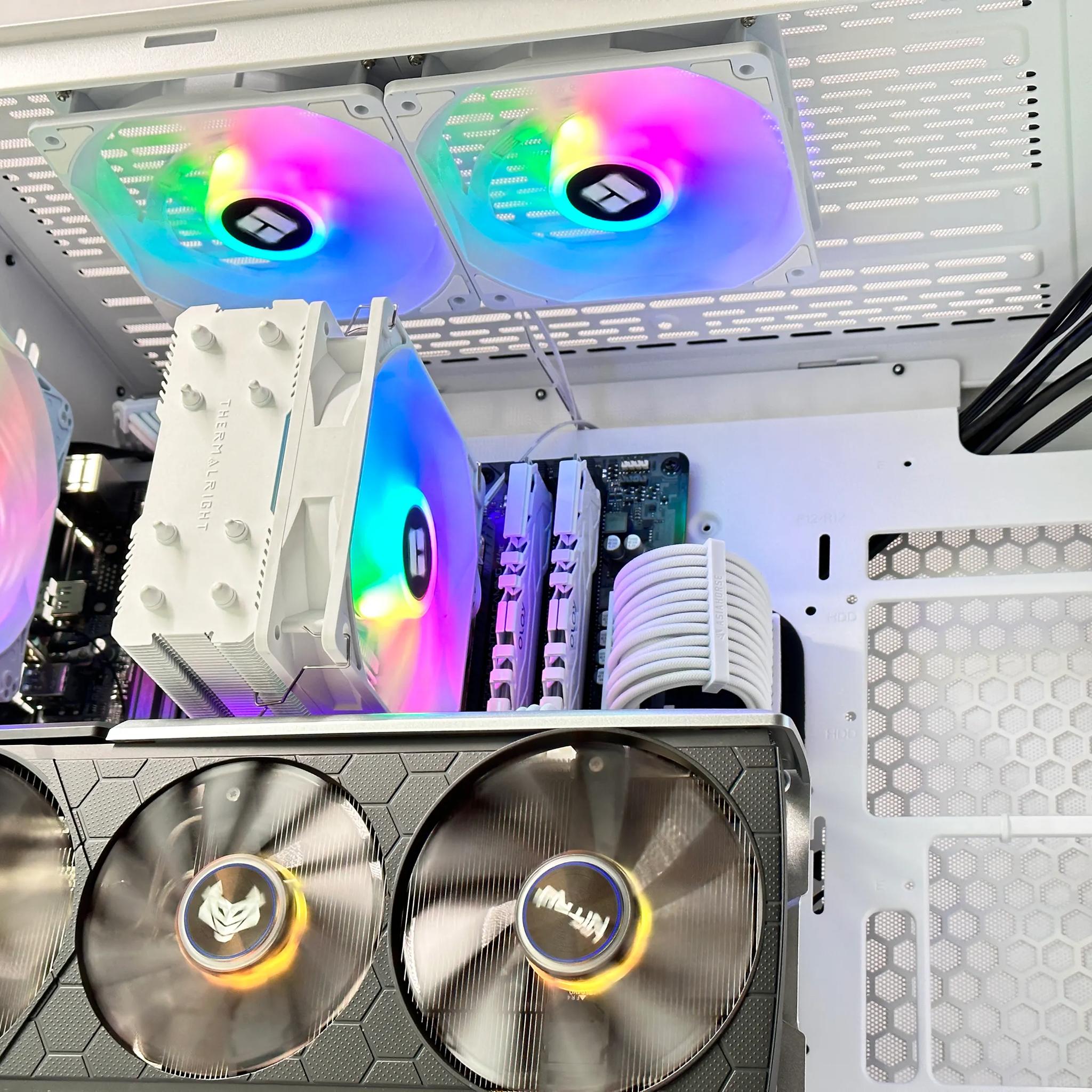 🌨️View 300🌨️AMD RX 5700 XT 8GB❄️Ryzen 5 5600X❄️16GB DDR4❄️1TB SSD NVME