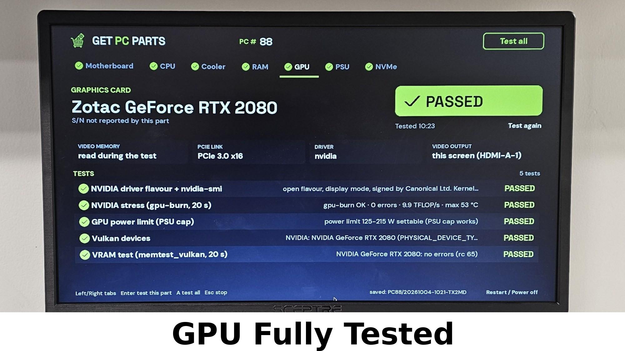 RTX 2080 ZOTAC Gaming 8GB