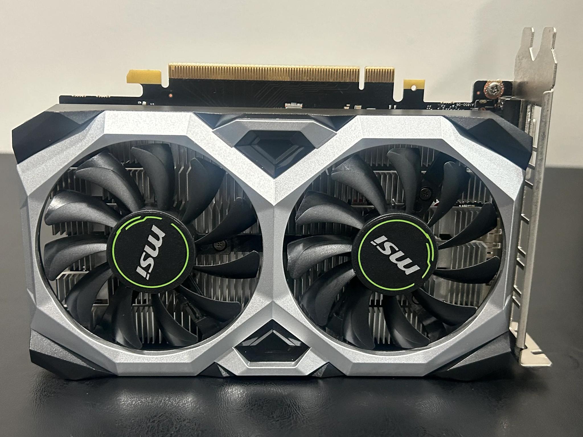 MSI NVIDIA GTX 1650 VENTUS OC EDITION 4GB GDRR6 GRAPHICS CARD WITH BOX!!