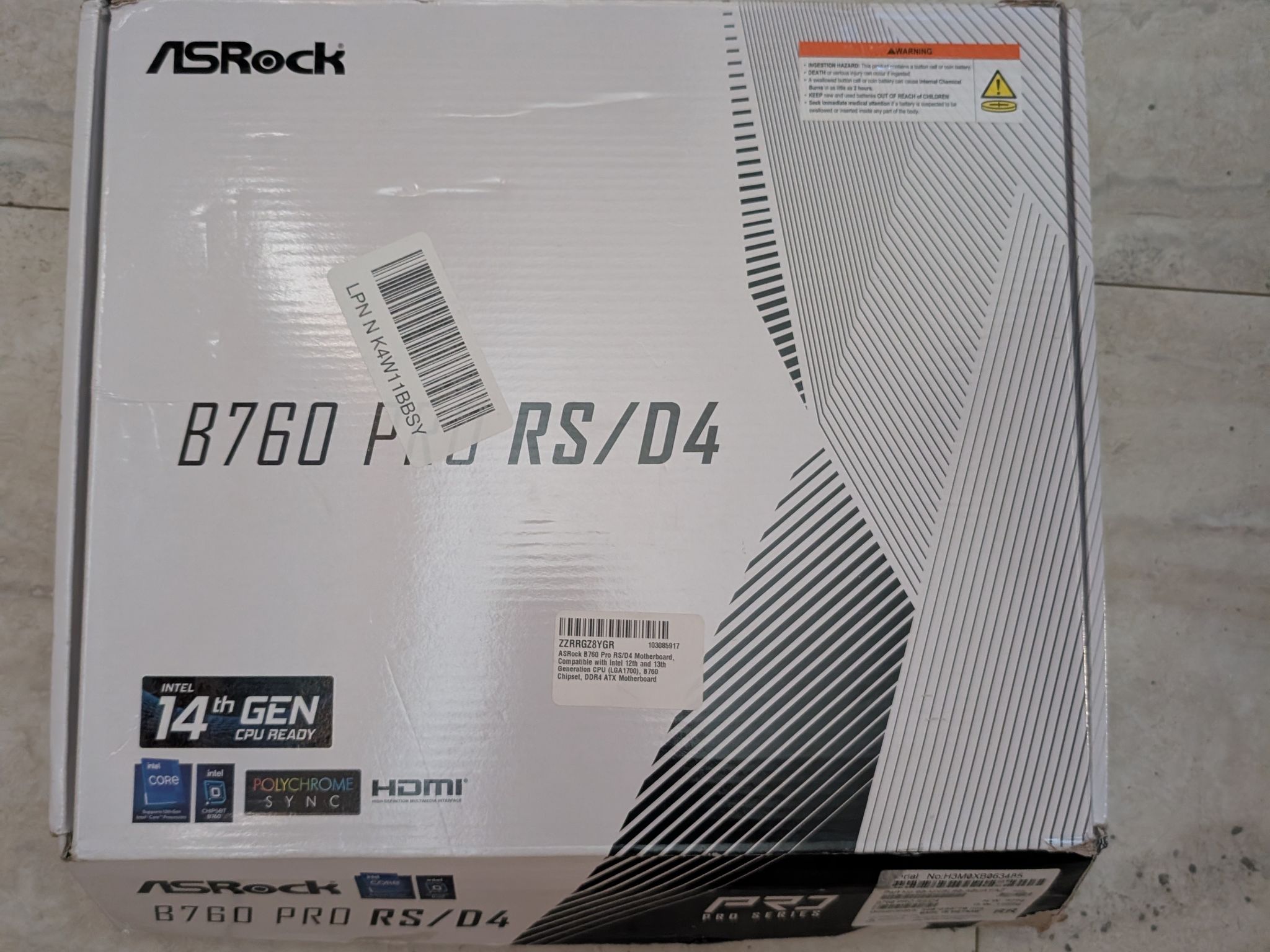 ASRock B760 Pro RS/D4