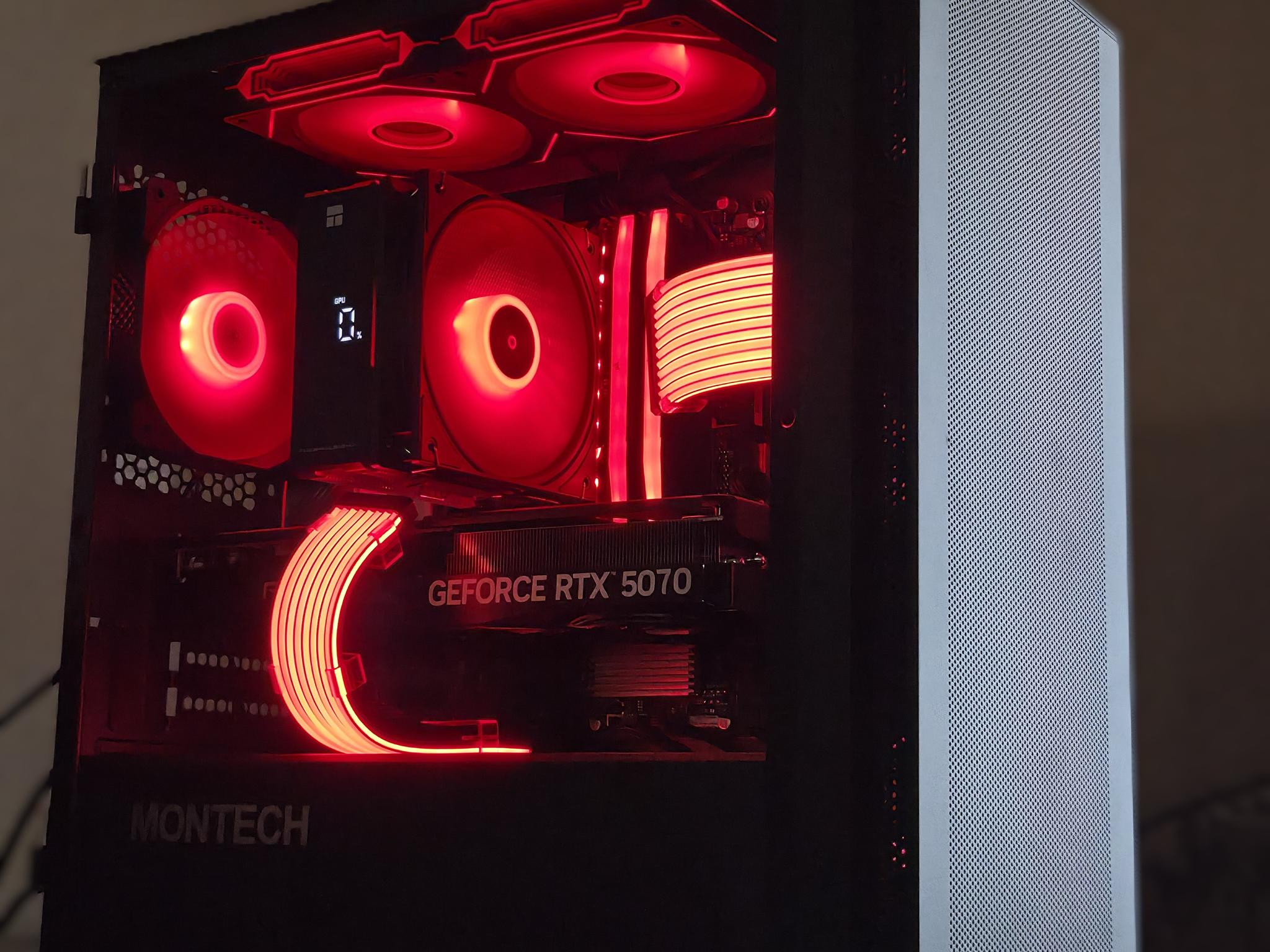 Bay Breeze!🌊– RTX 5070 + Ryzen 5 9600X | 32GB DDR5 | 1TB Gen4 NVMe | Temp Display!