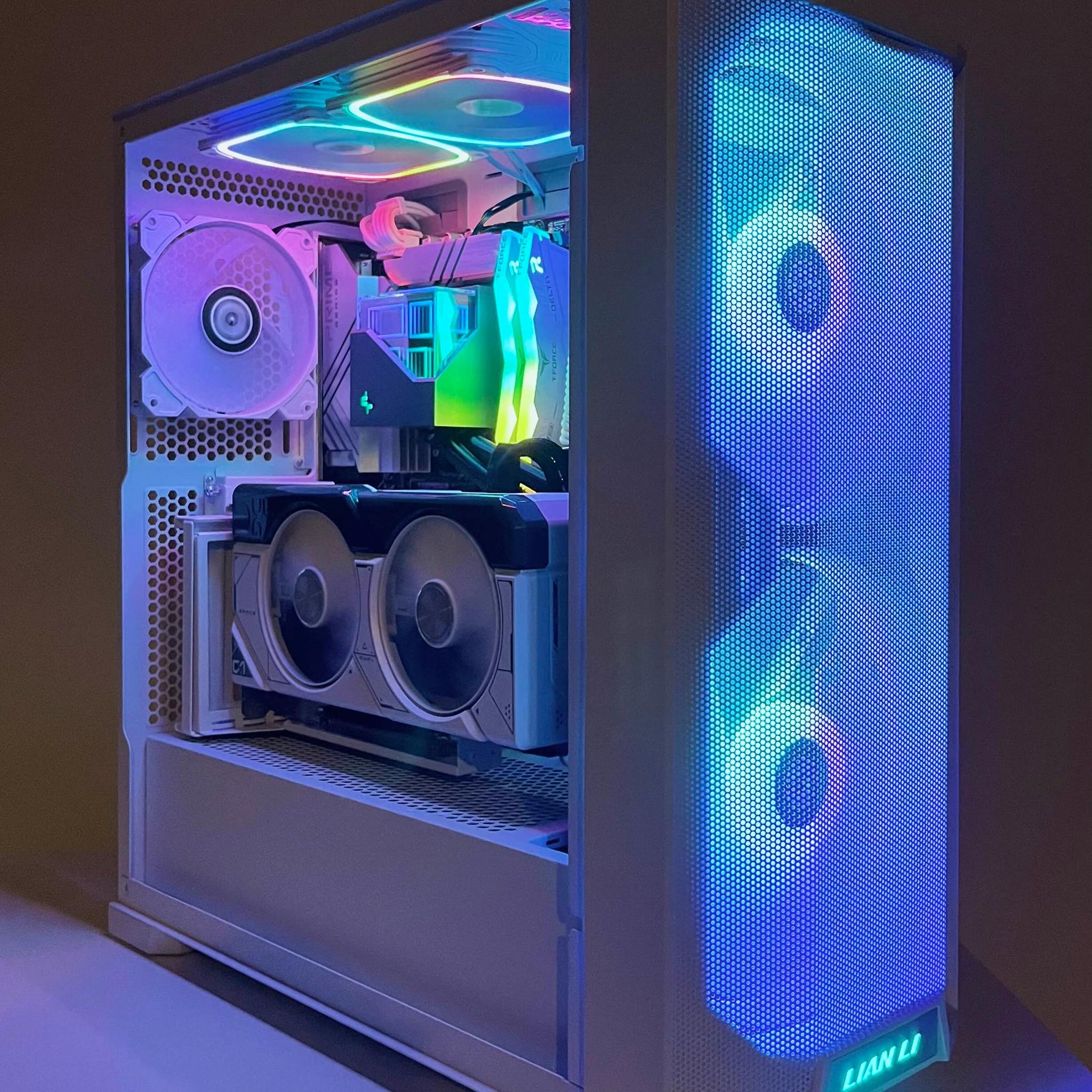 🍪🐻‍❄️| RTX 4070 Super 12gb, i7 13700k, 32gb DDR5, 2tb SSD, AIO Liquid Cooled White Gaming PC