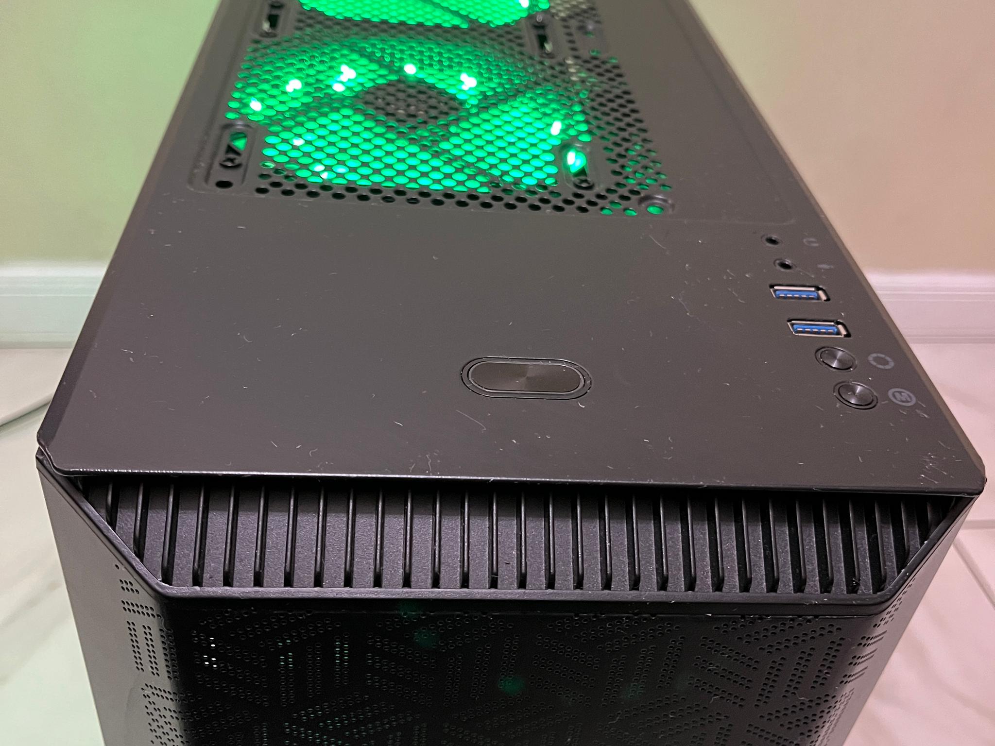 🟠🔥NVIDIA GTX 1080, Intel i3-9100, 12GB RAM, 500 GB SSD, High Performance RGB Gaming PC w/ Remote 🖥️🔵