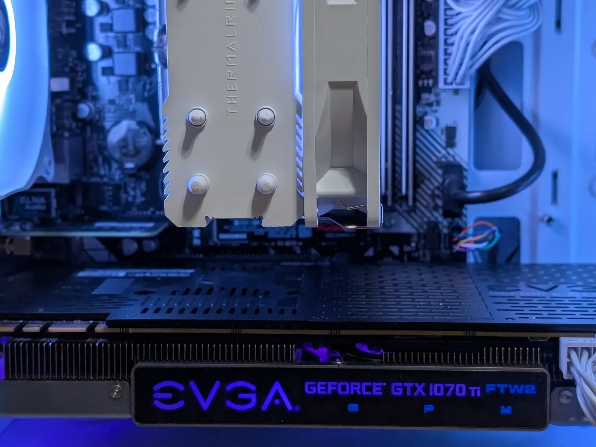 GTX 1070 Ti , Ryzen 3600, 16GB DDR4, 500 GB NVMe SSD, WiFi - White Budget Gaming PC