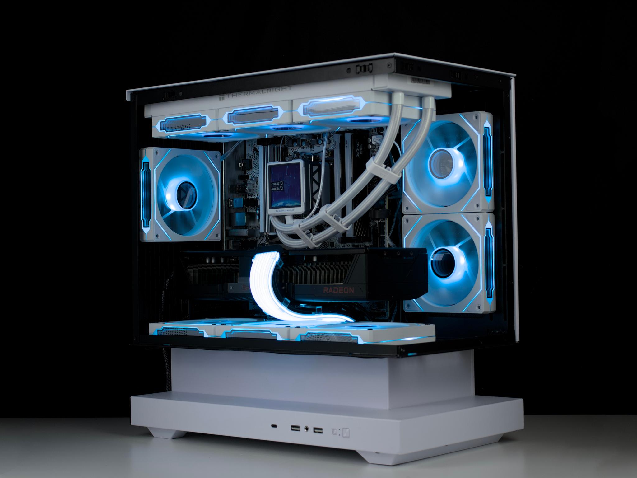 🧊⚡🗡️Panda - 1440P Gaming PC | RX 9070 XT, Ryzen 9 7900X3D, 32GB RAM, 2TB SSD | LCD Screen 🗡️⚡🧊