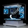 🧊⚡🗡️Panda - 1440P Gaming PC | RX 9070 XT, Ryzen 9 7900X3D, 32GB RAM, 2TB SSD | LCD Screen 🗡️⚡🧊