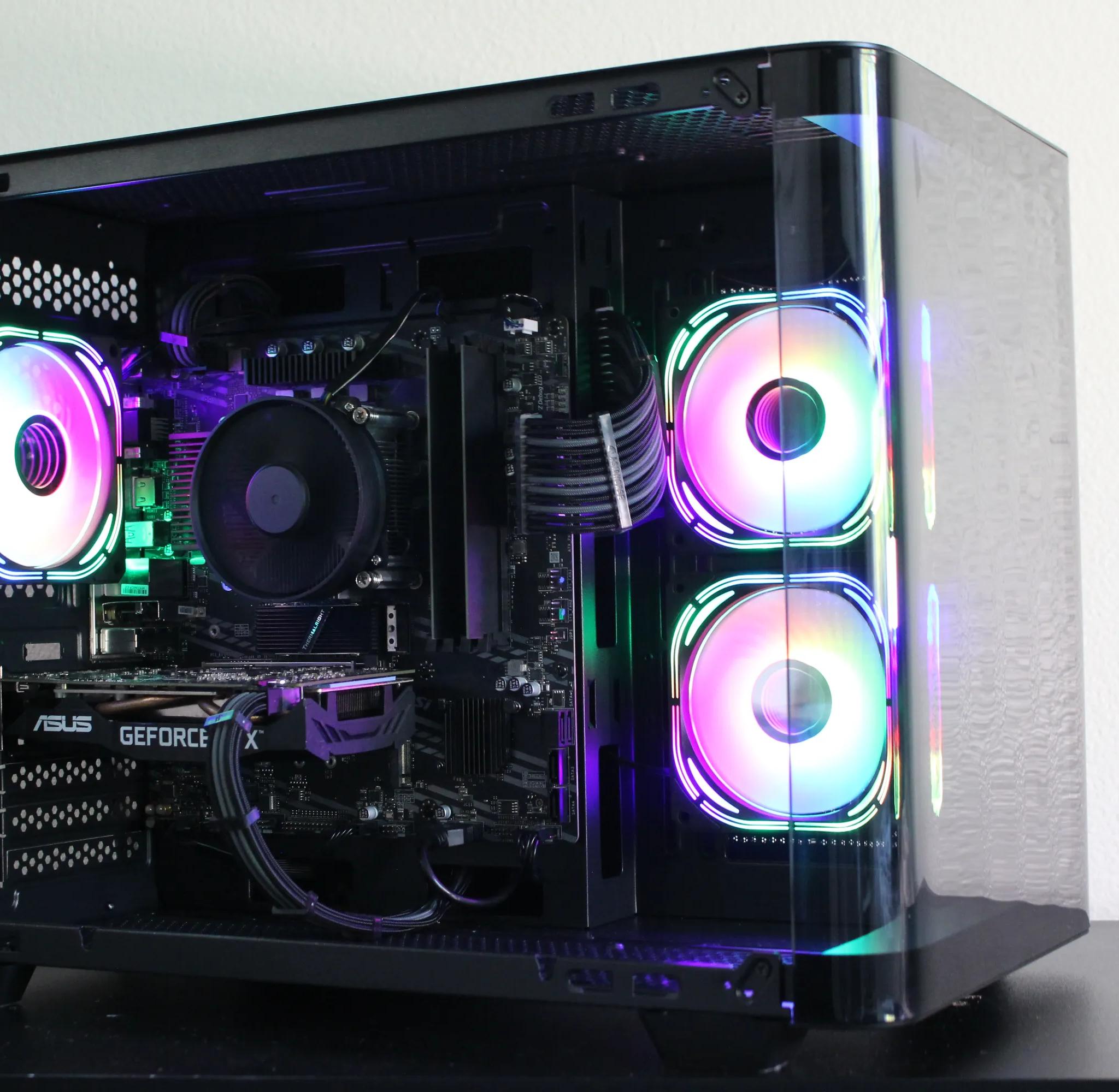 RTX Black Gaming PC | INTEL i7 10700F | Windows 11 Pro | 16GB Ram | 512GB SSD | WiFi & BLE