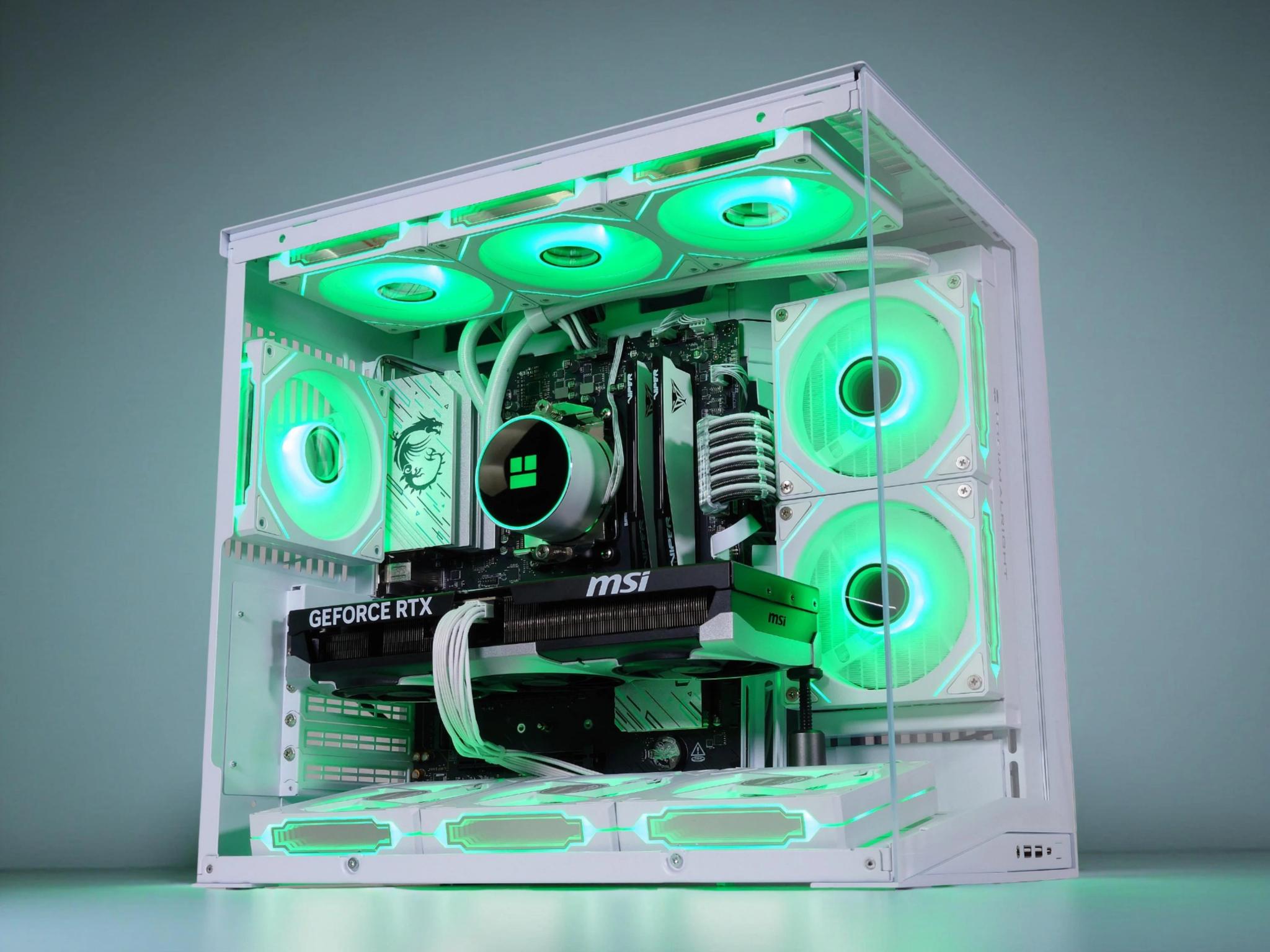 🧊🌊 Nvidia RTX 5080 16GB⚪ AMD RYZEN 7 9800X3D ⚪32GB DDR5⚪2TB NVME