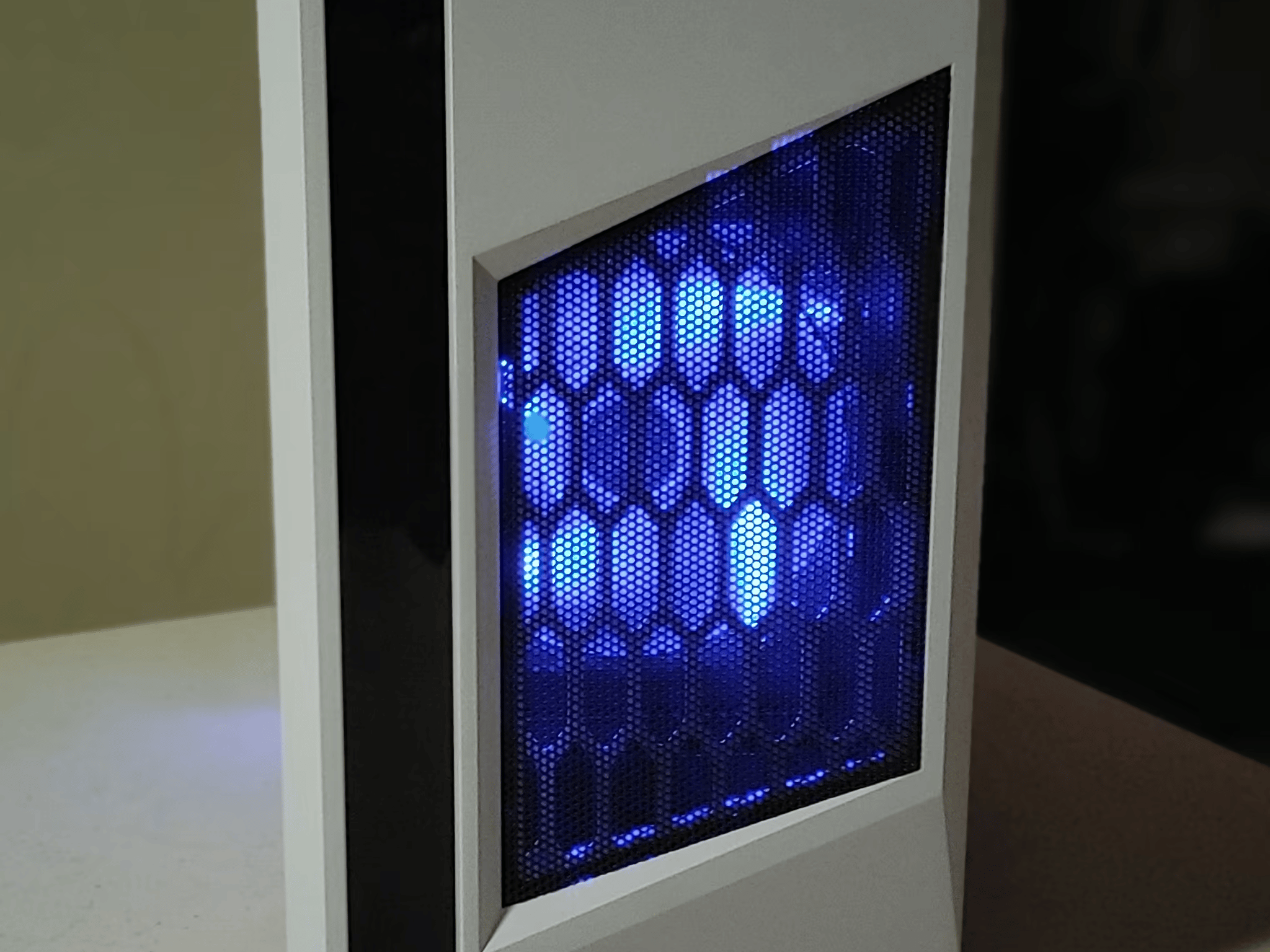 Sleek White Gaming PC
