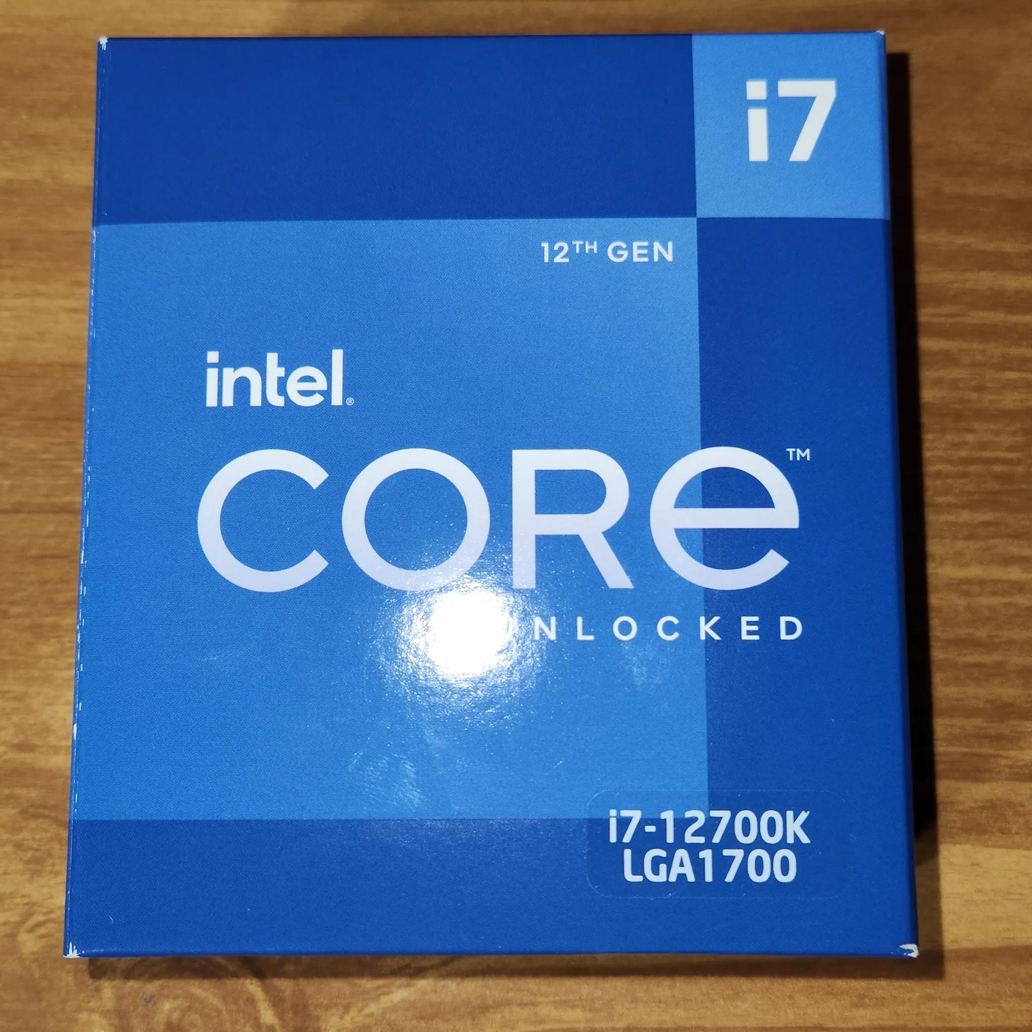  OPEN BOX Intel Core i7-12700K 12th Gen Alder Lake 12 Core 3.6GHz LGA 1700 CPU Processor