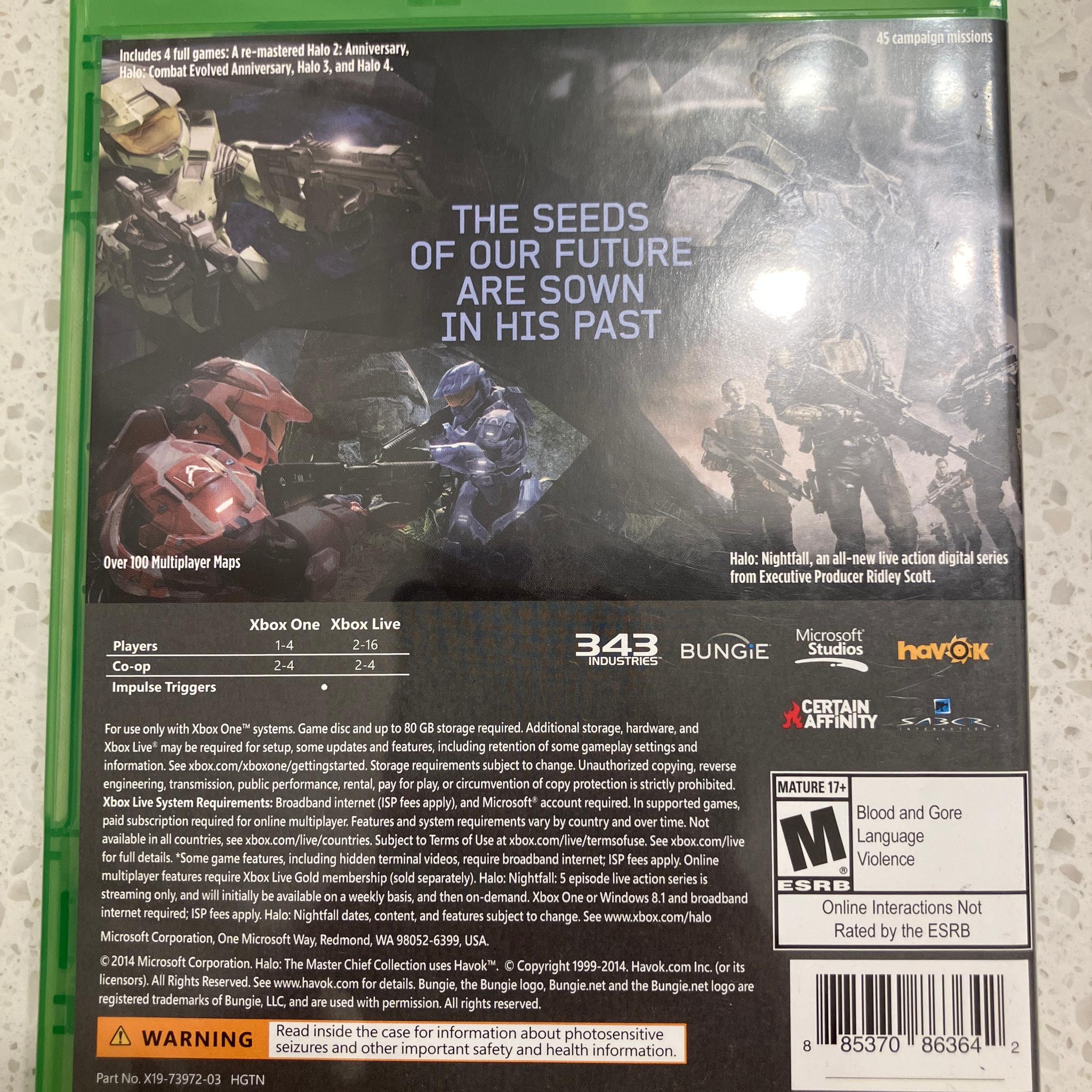 HALO Master Chief Collection Xbox One
