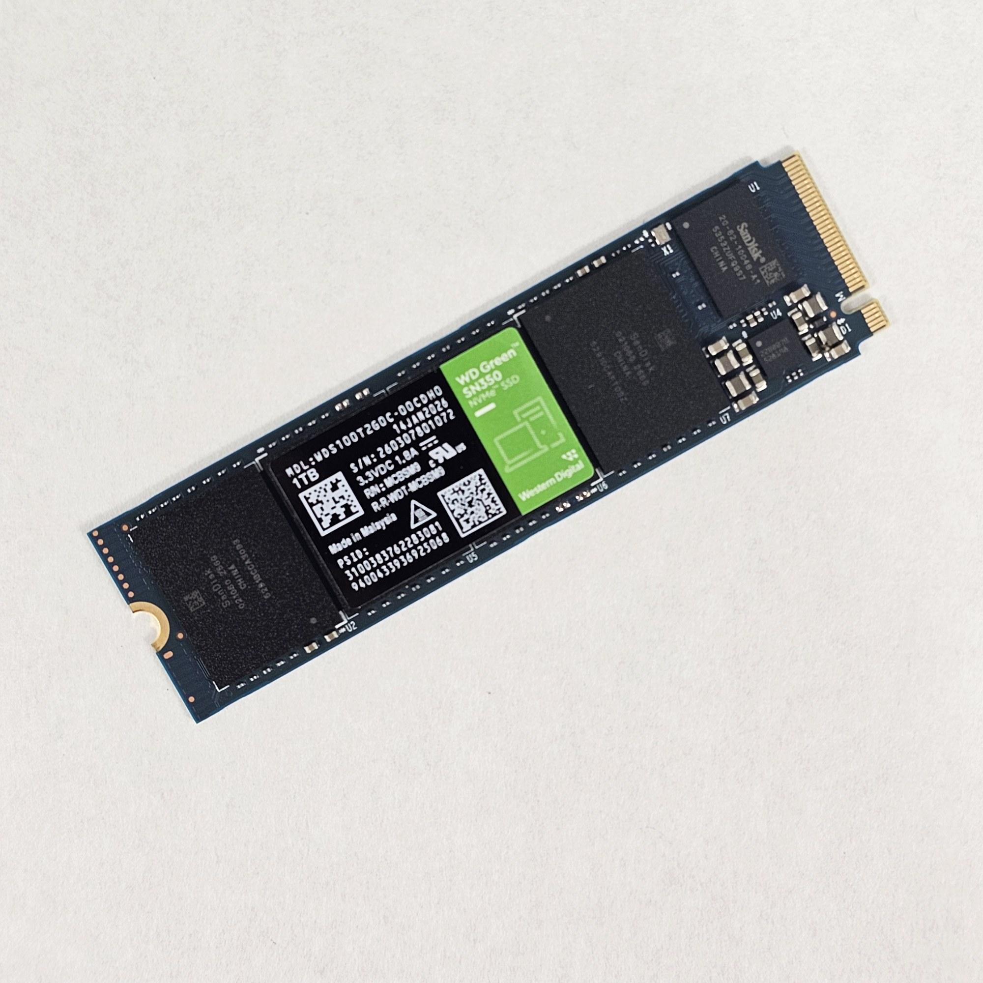 1TB NVMe M.2 SSD WD Green SN350 Gen3