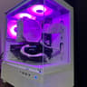 White 1080p Beast gaming pc