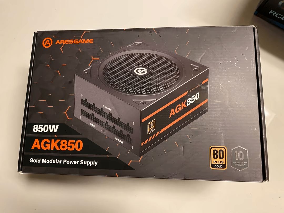 ARESGAME AGK850, 850W Gold Fully Modular Power Supply