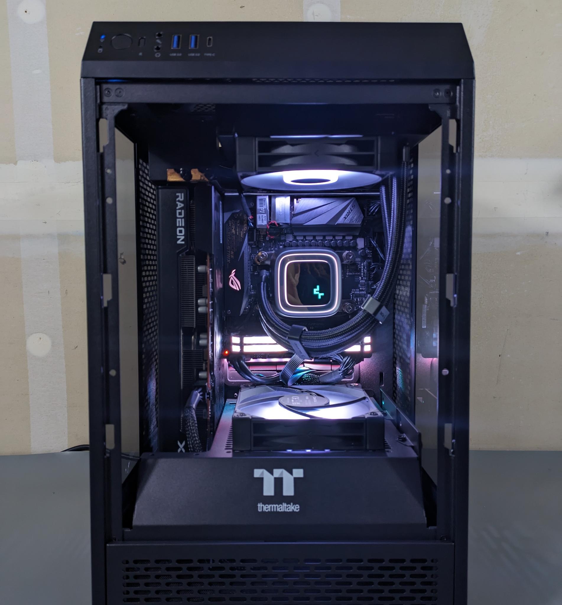 Thermaltake Tower 100 ITX Gaming PC | Ryzen 5 3600 | RX 6600 XT | 1 TB M.2