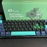 Custom GMMK "Sea" Mechanical Keyboard. Linear. Tape, Foam and O-ring mod.