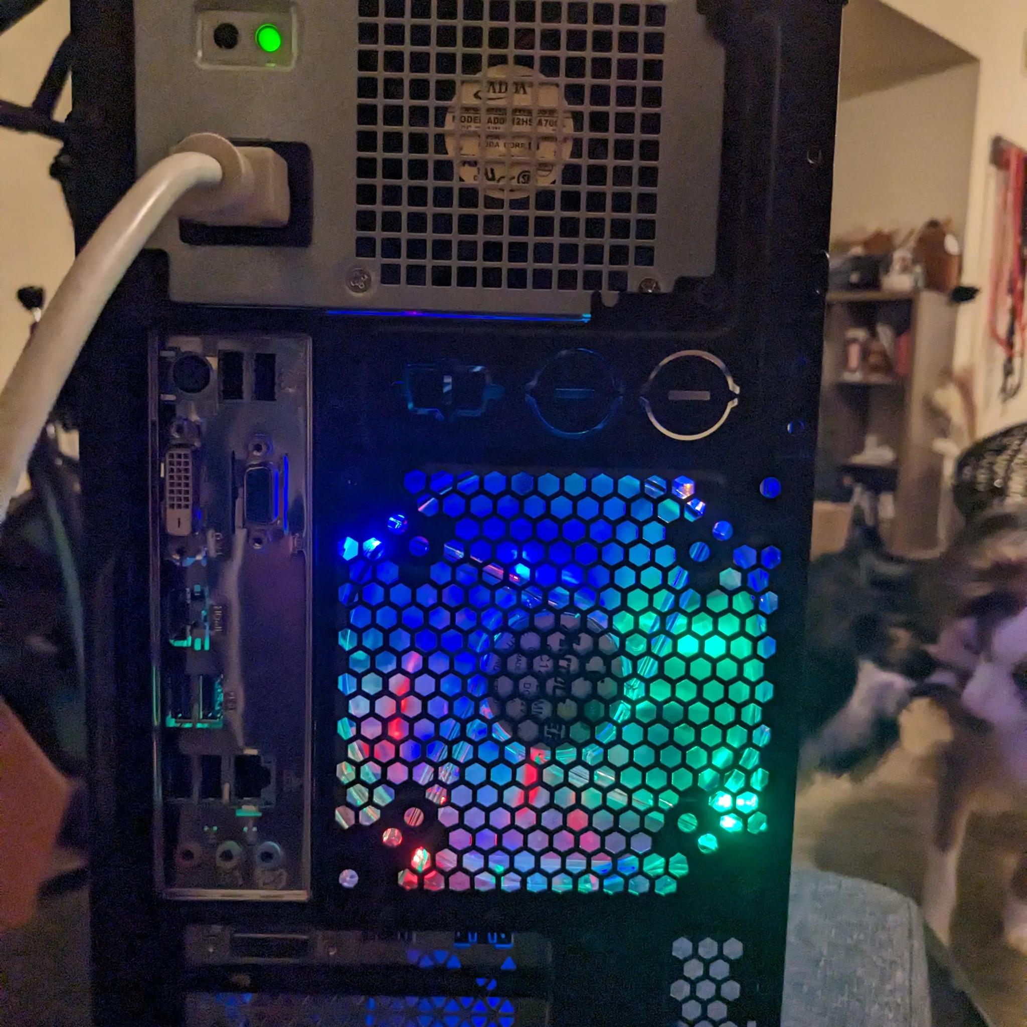FREE SHIP || "Christmas Lights" Xeon E3 V1 (Same as i7 2nd Gen), RX 460, 480GB SSD, 16GB RAM, Win11