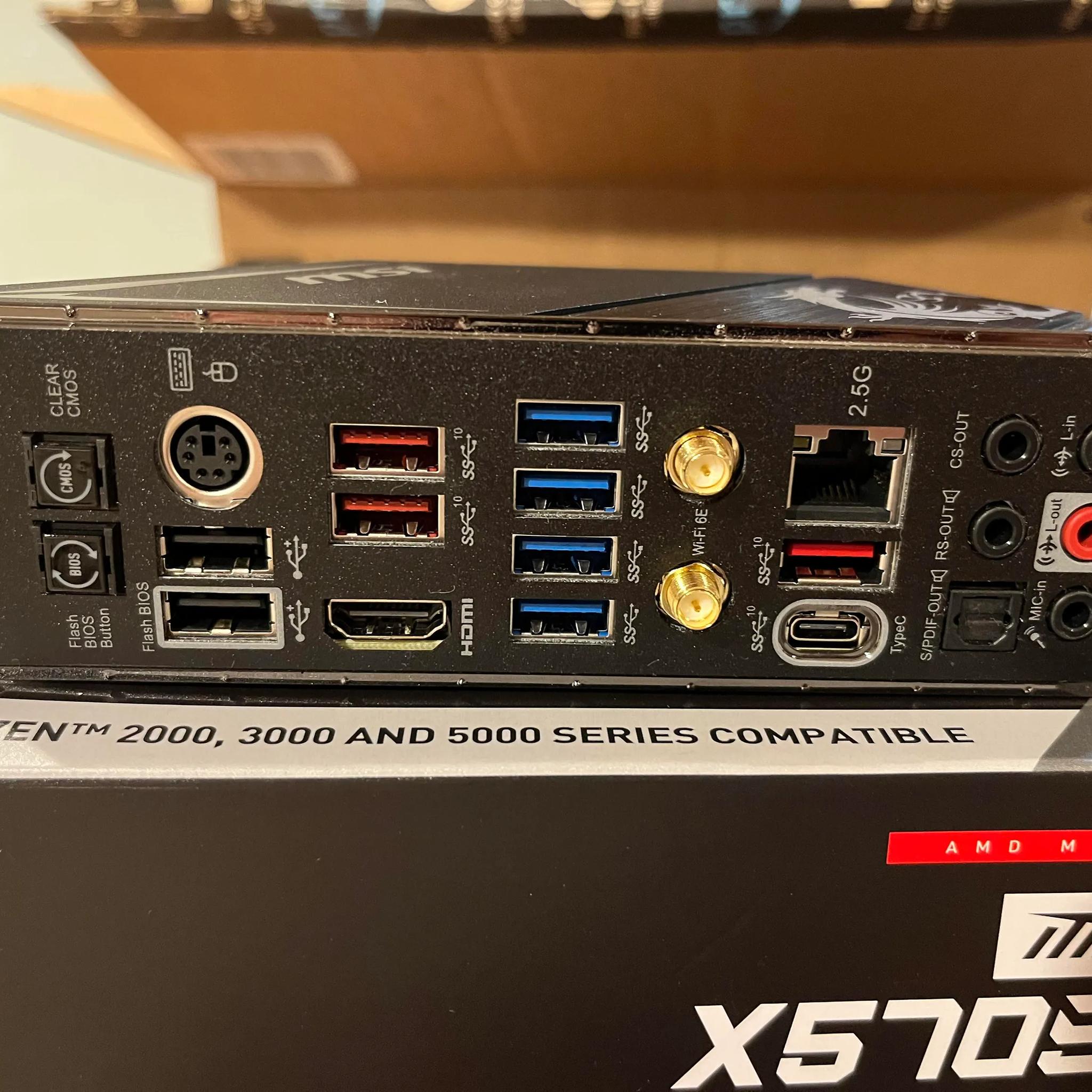 MSI MAG X570S w/ included RAM