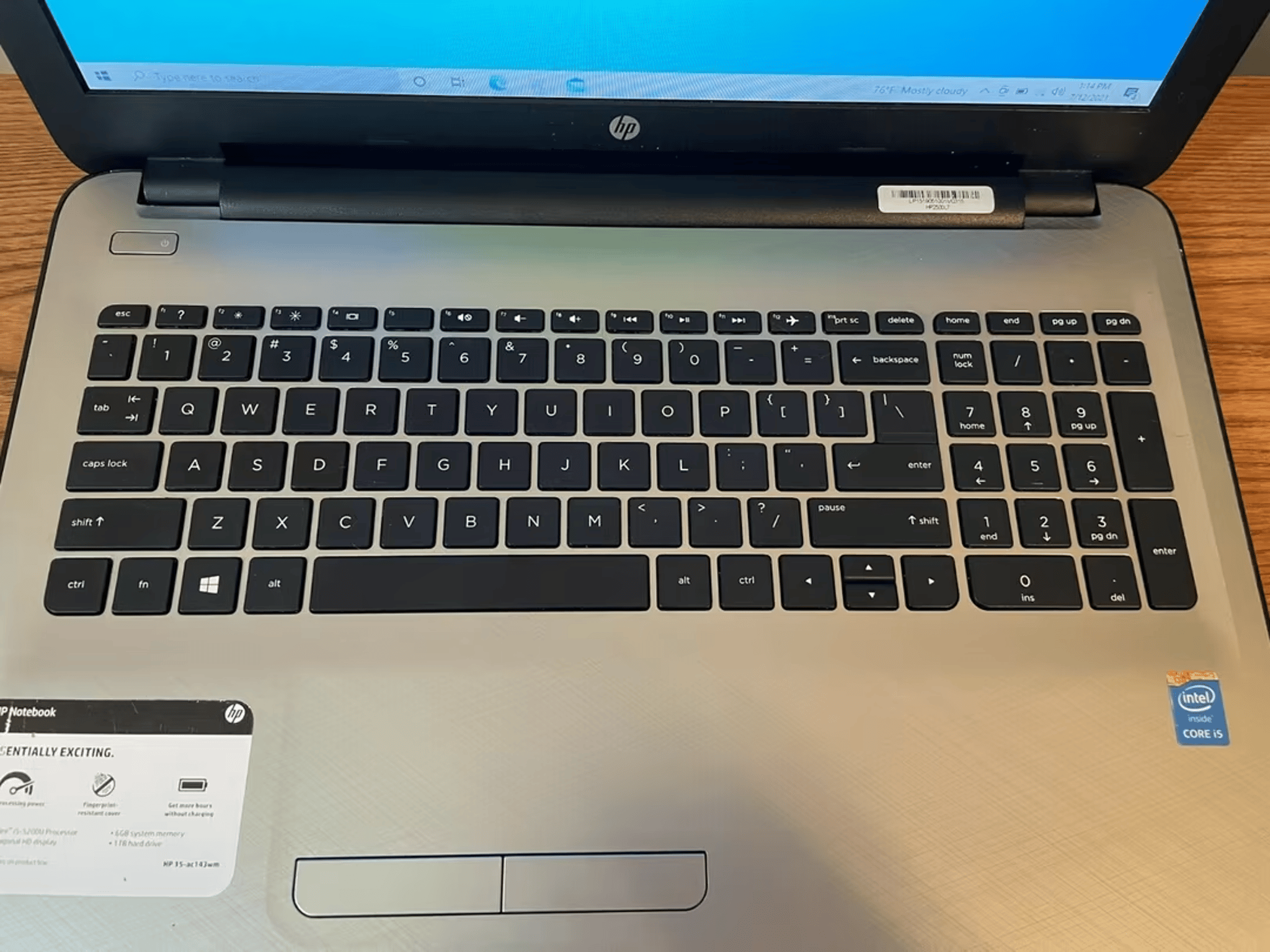 HP Pavilion 15in Laptop 