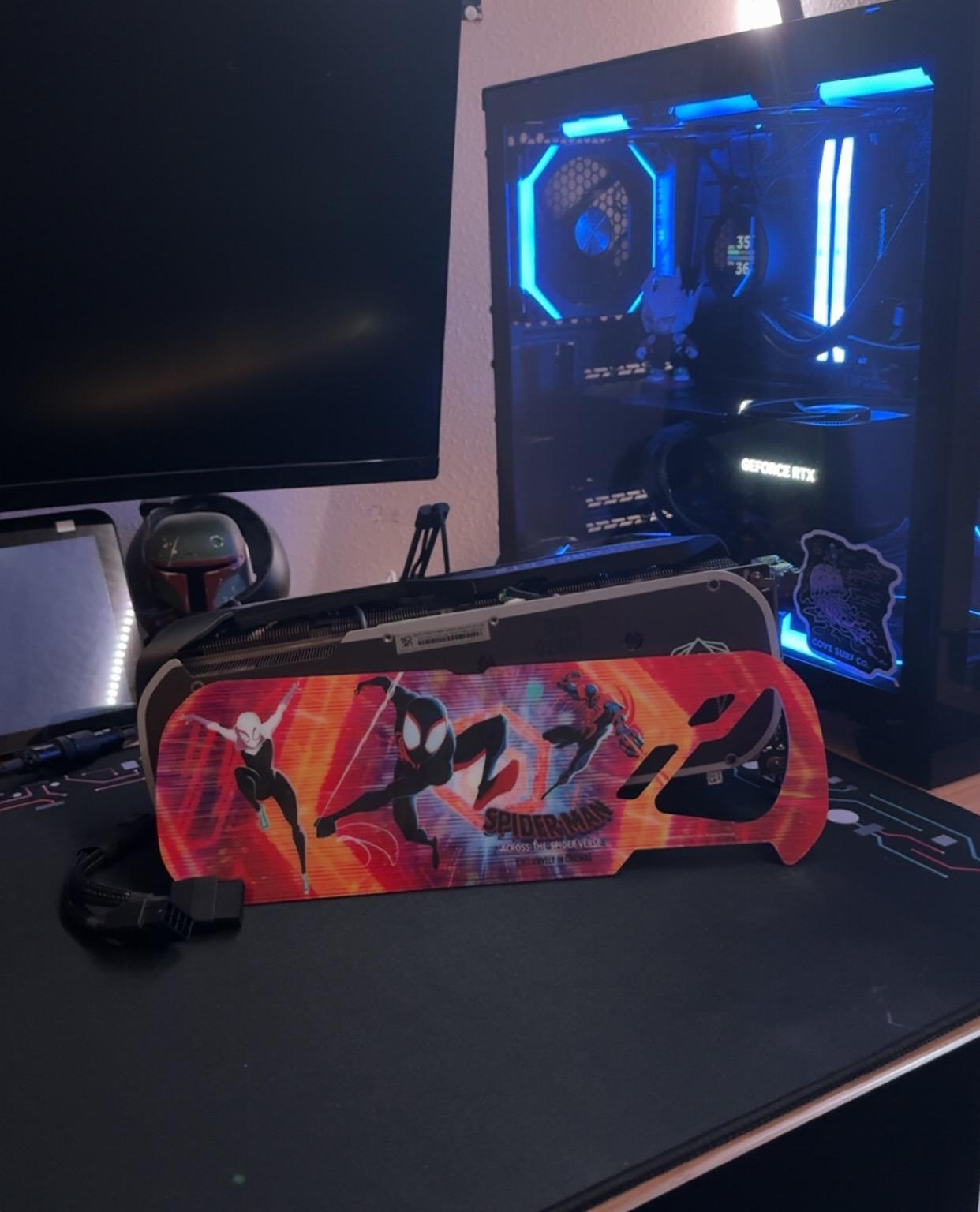 GeForce RTX 4070 Into the Spiderverse Edition