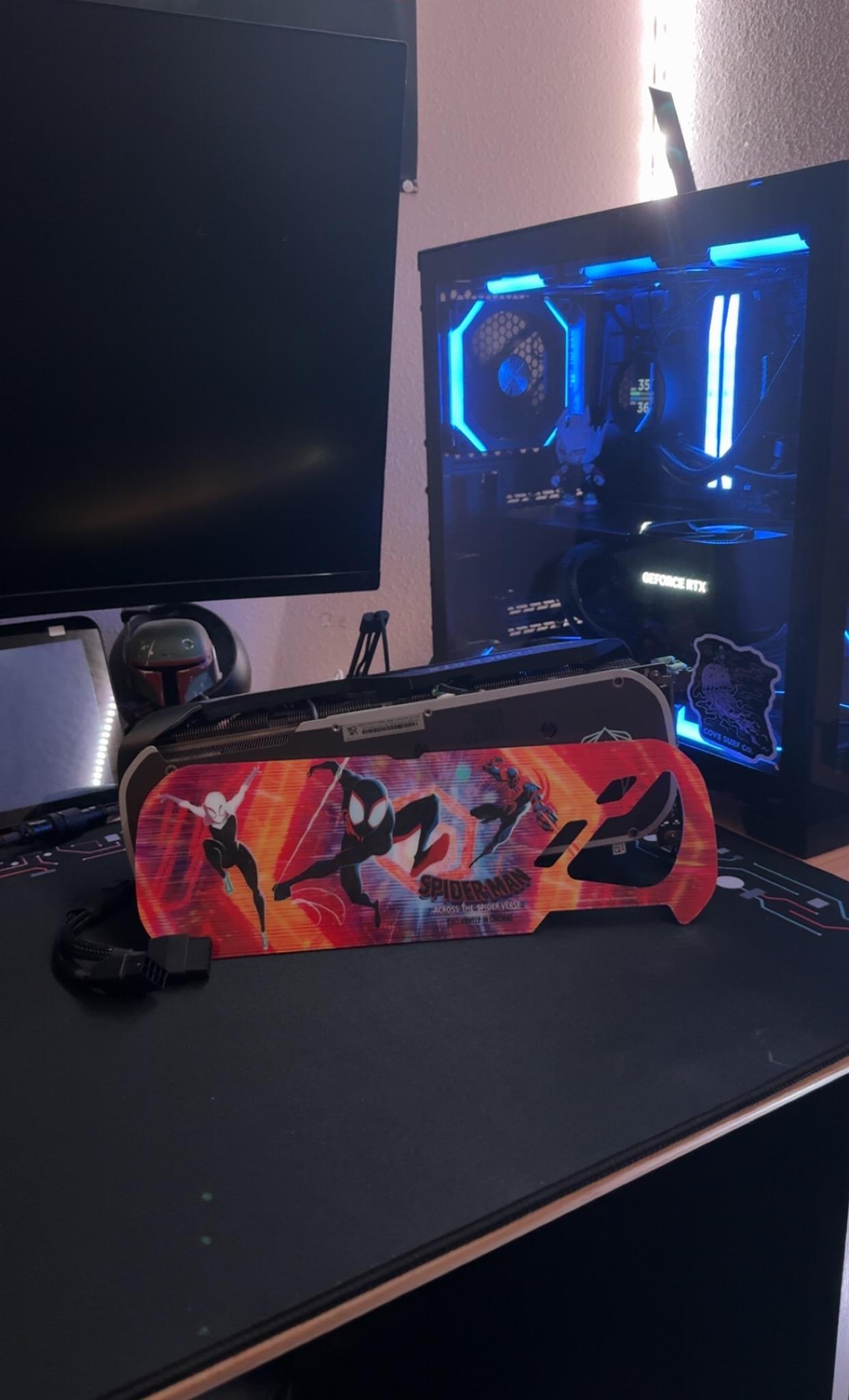GeForce RTX 4070 Into the Spiderverse Edition