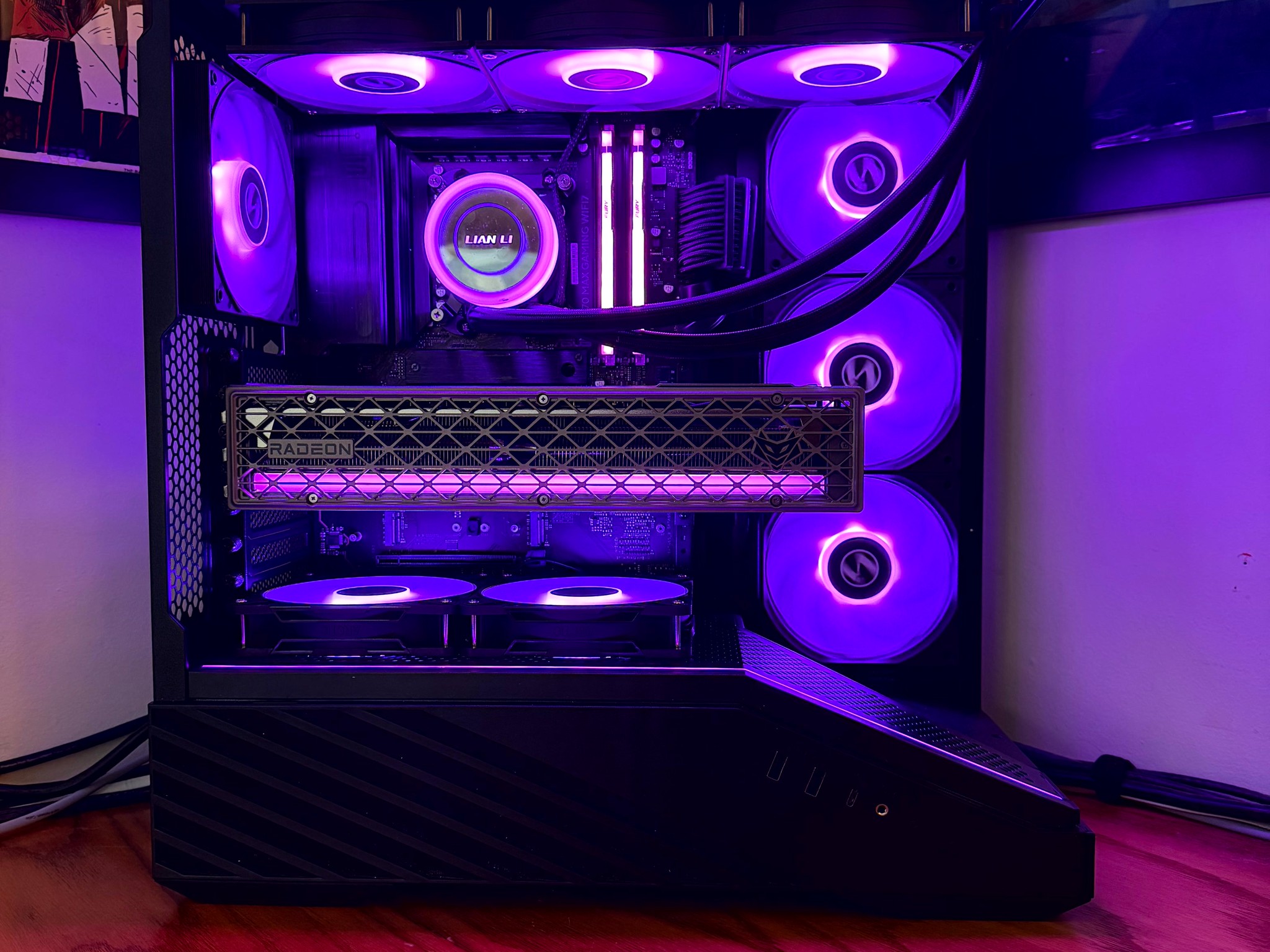 Dark Singularity II - RX 9070 XT | Ryzen 7 9800x3d | 32G @6000 MT/sec | 2TB NVME | 1000 W Platinum