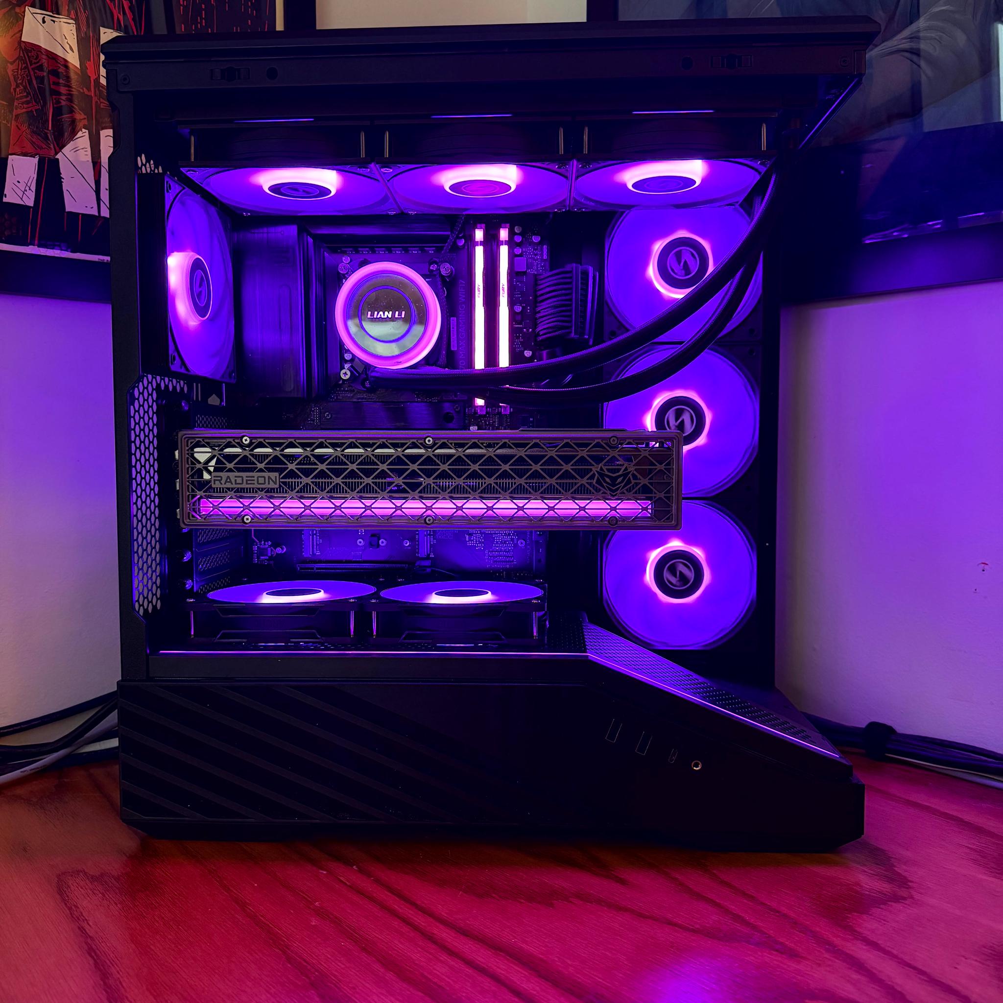 Dark Singularity II - RX 9070 XT | Ryzen 7 9800x3d | 32G @6000 MT/sec | 2TB NVME | 1000 W Platinum