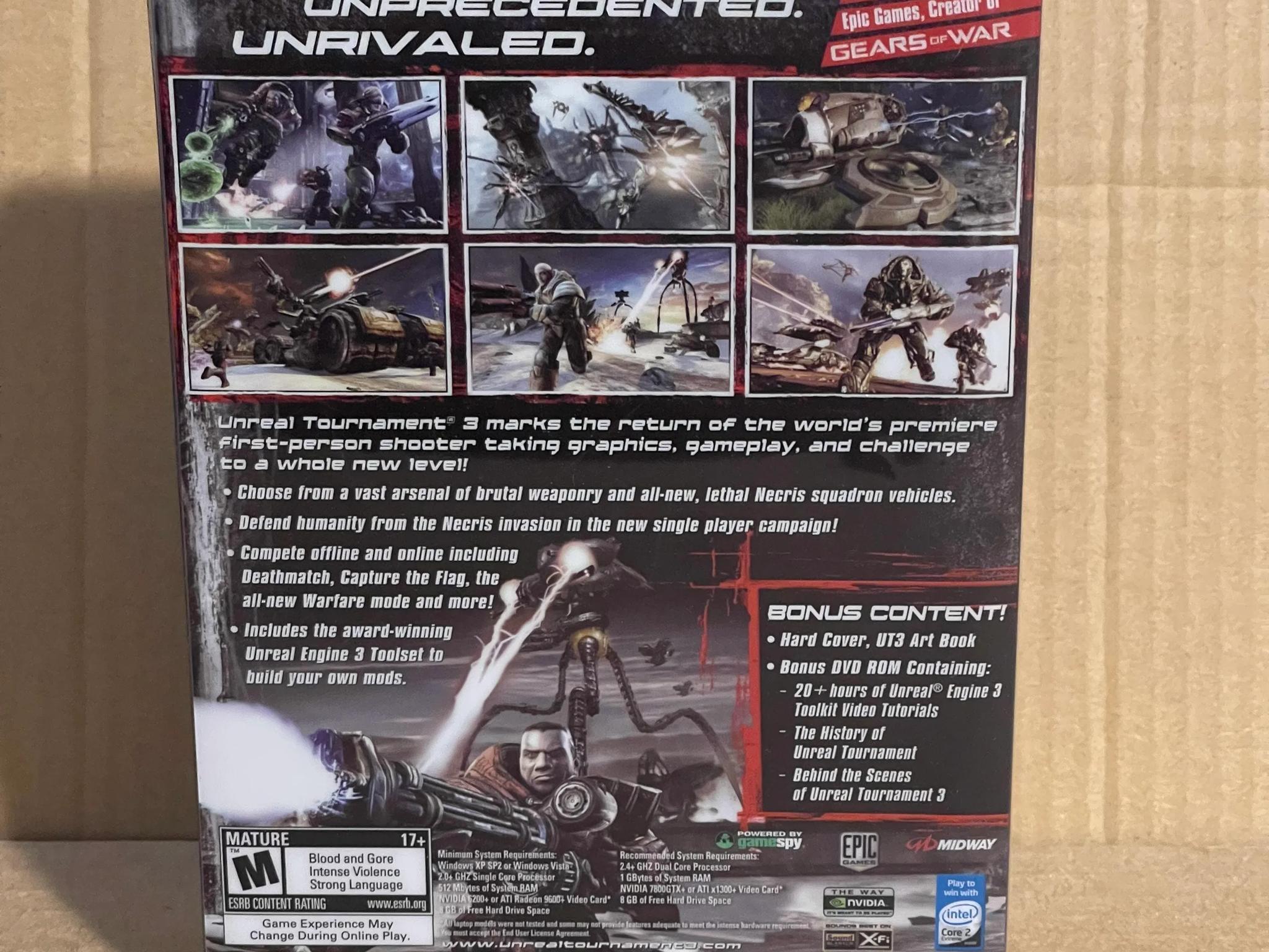 Unreal Tournament III Collector's Edition, Metal Case