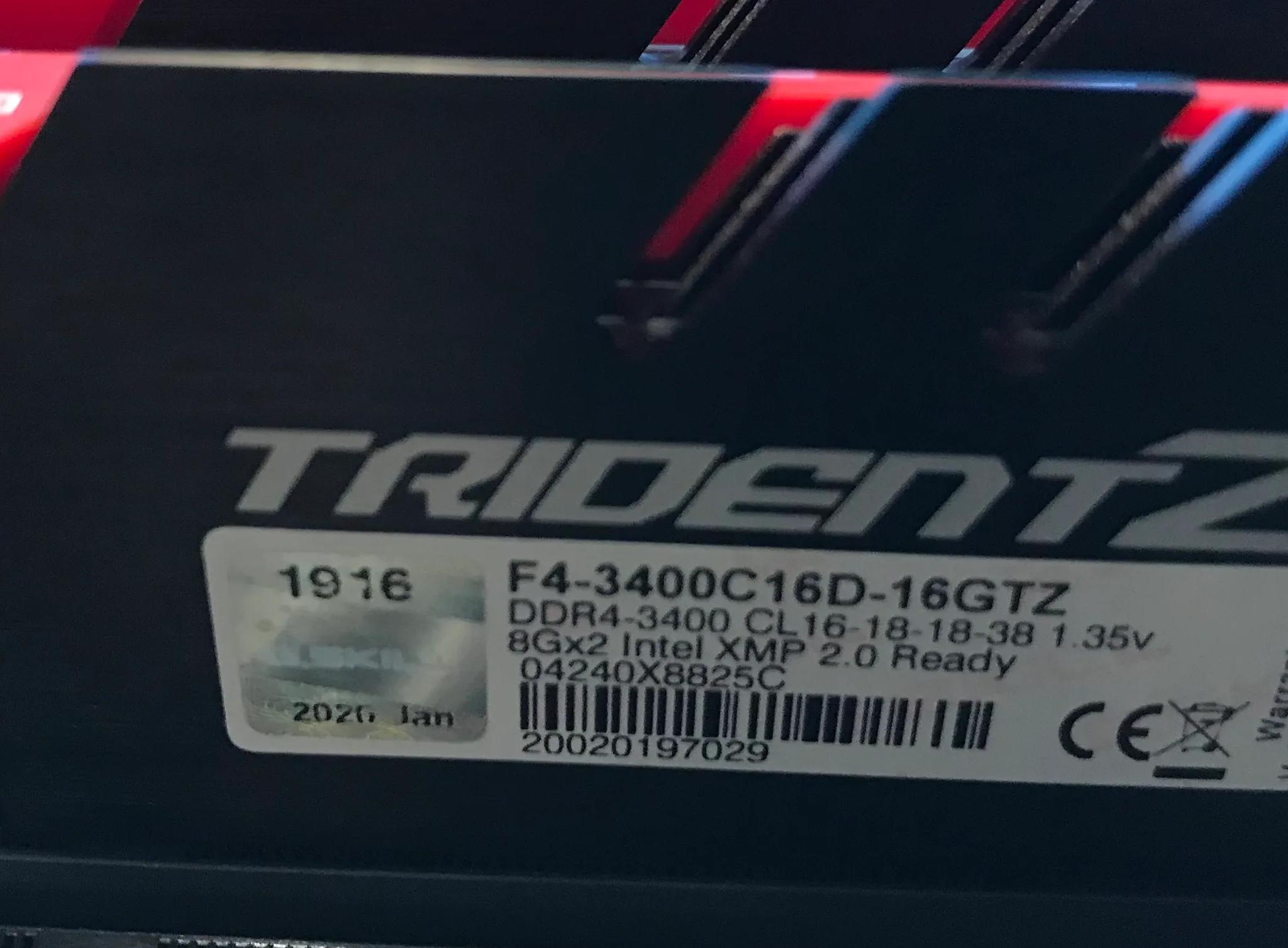 CPU,Mobo and Ram combo Intel i76700k ASUS z170pro gaming & 16gb Trident Z ddr4 3400