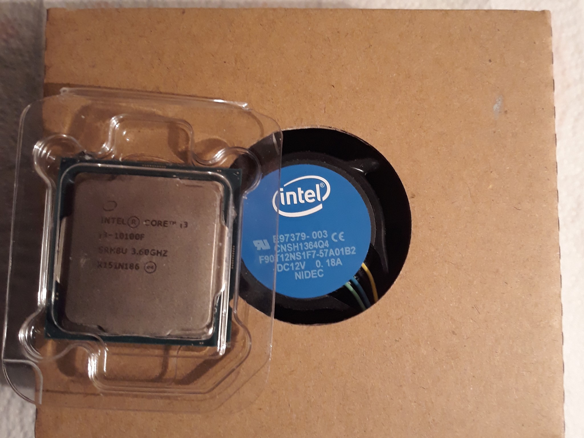Used Intel Core i3-10100F 3.6 GHz Quad-Core Processor LGA 1200