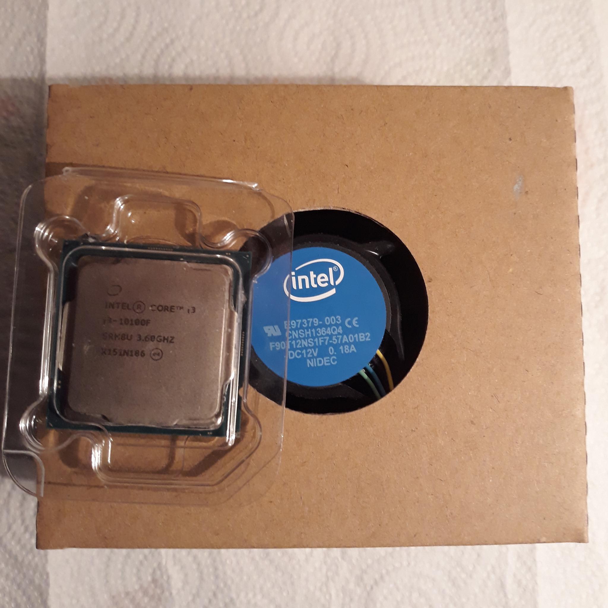 Used Intel Core i3-10100F 3.6 GHz Quad-Core Processor LGA 1200