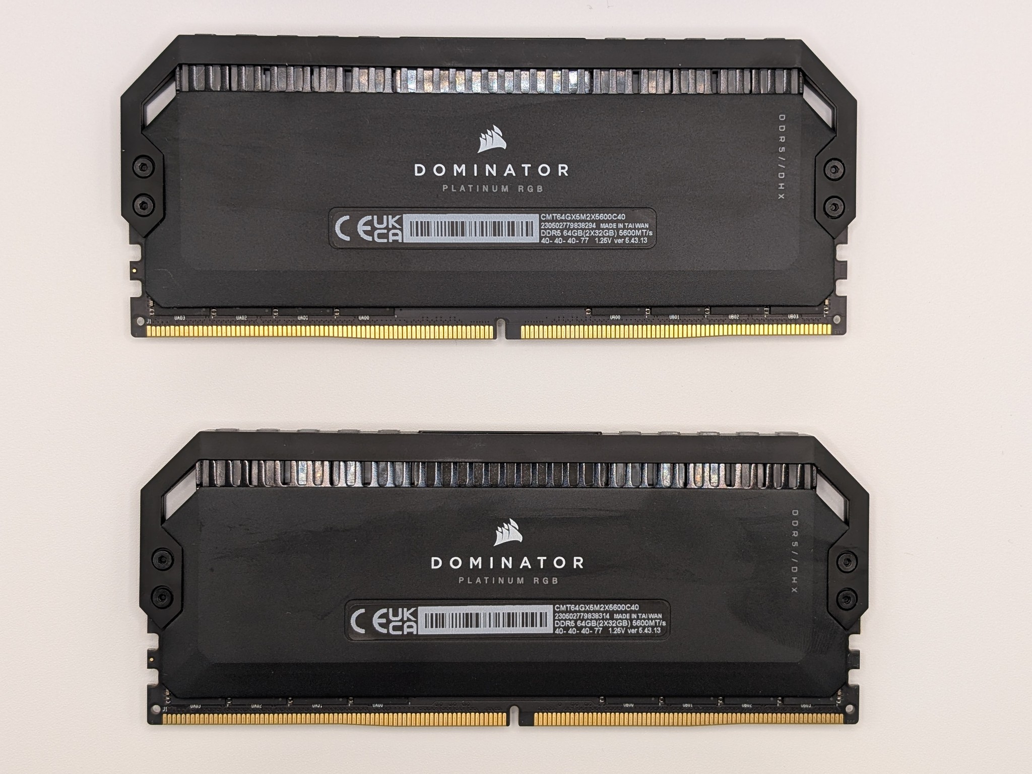 Corsair Dominator Platinum RGB 64GB (2x32GB) DDR5 DRAM 5600MT/s Memory Kit