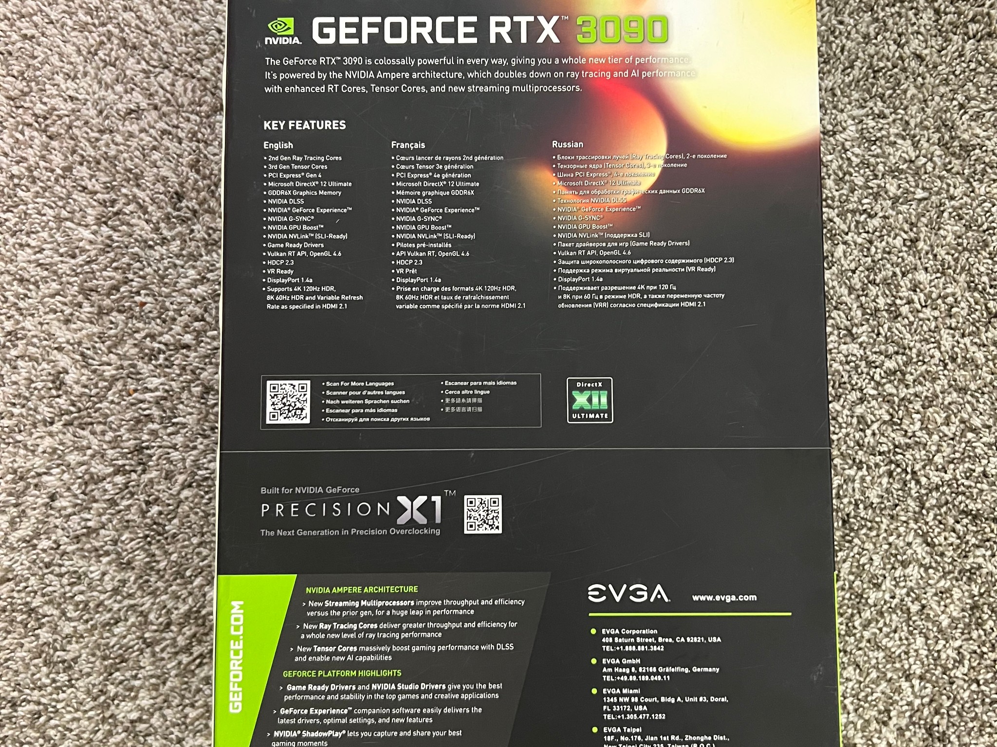 EVGA GeForce RTX 3090 FTW3 ULTRA 24GB GDDR6X Graphics Card