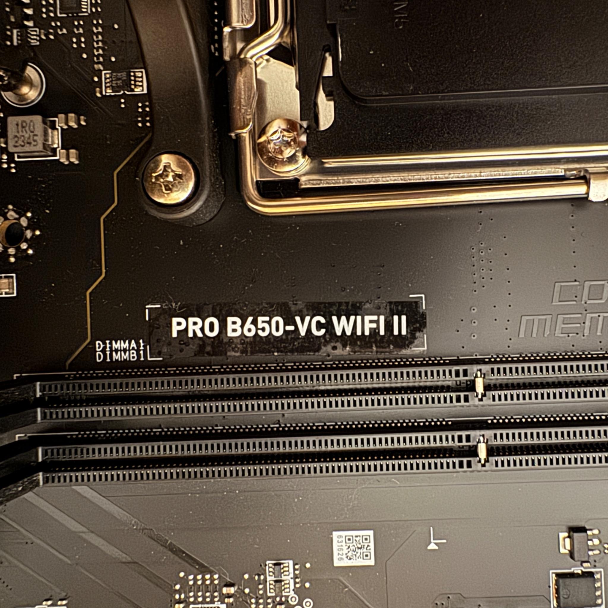 Msi B650 wifi am5 ddr5 motherboard