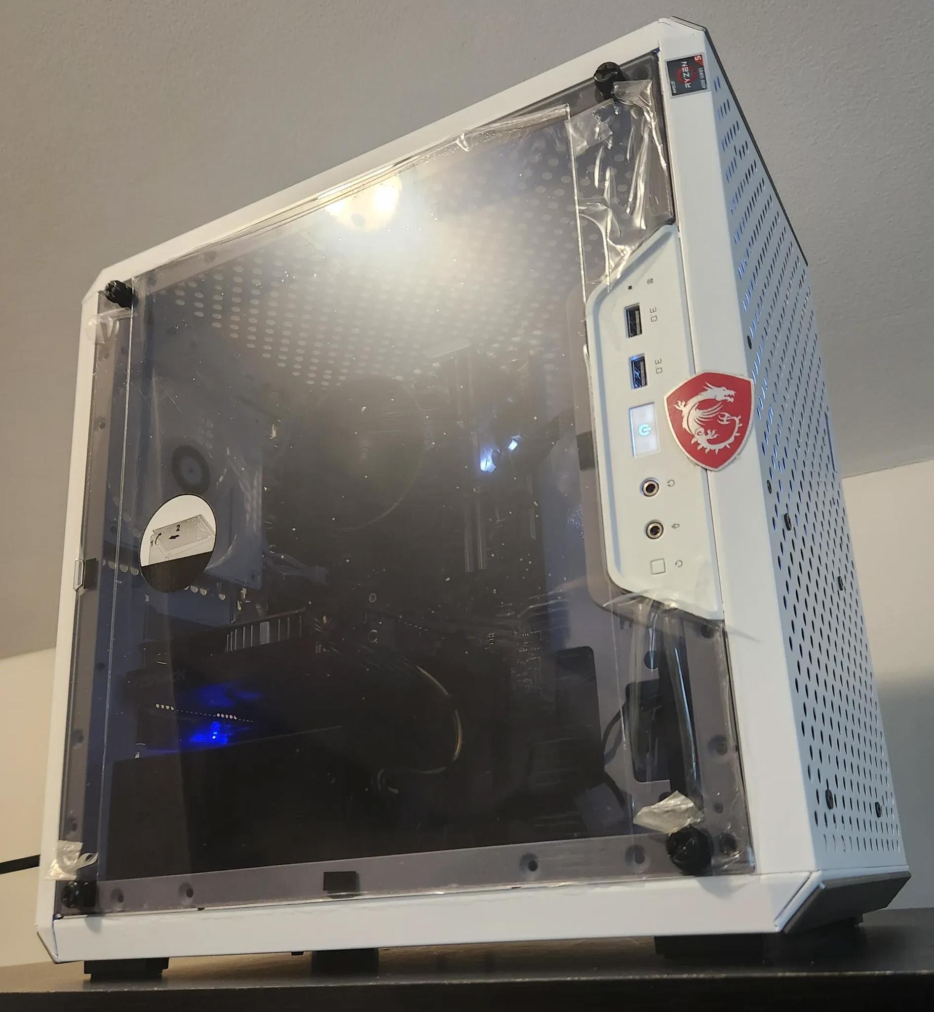 Budget Gaming Rig Ready to Go! Ryzen 5 4500, Intel Arc A380, 16GB Ram, Cooler Master 300L