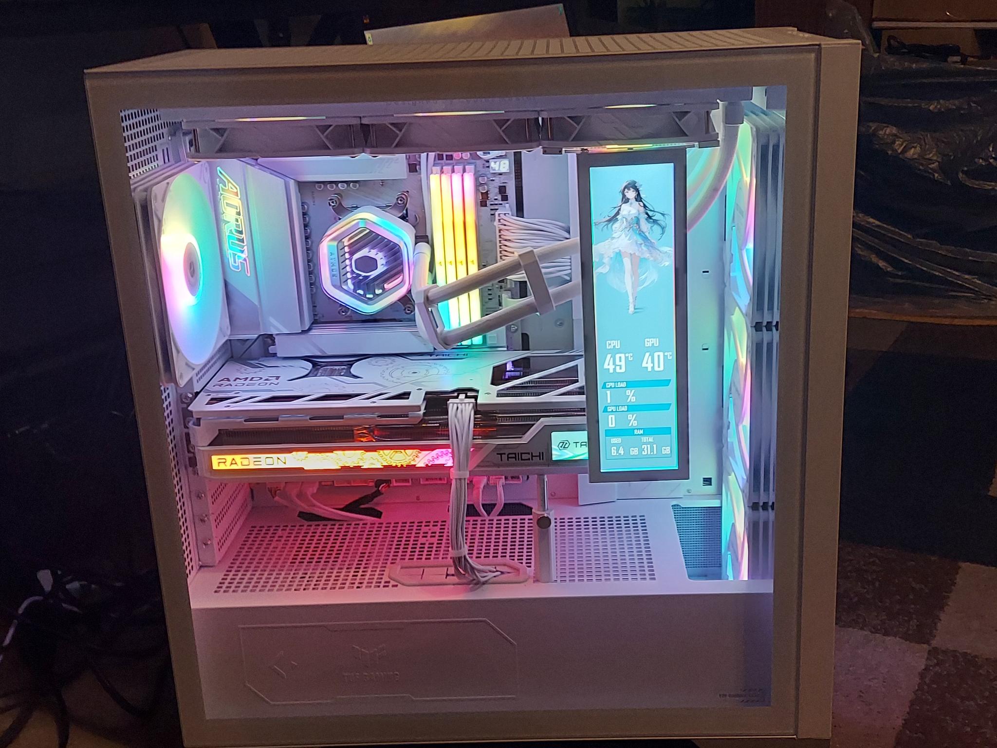 Aorus Ice 9850X3D/RX 9070XT Gaming PC