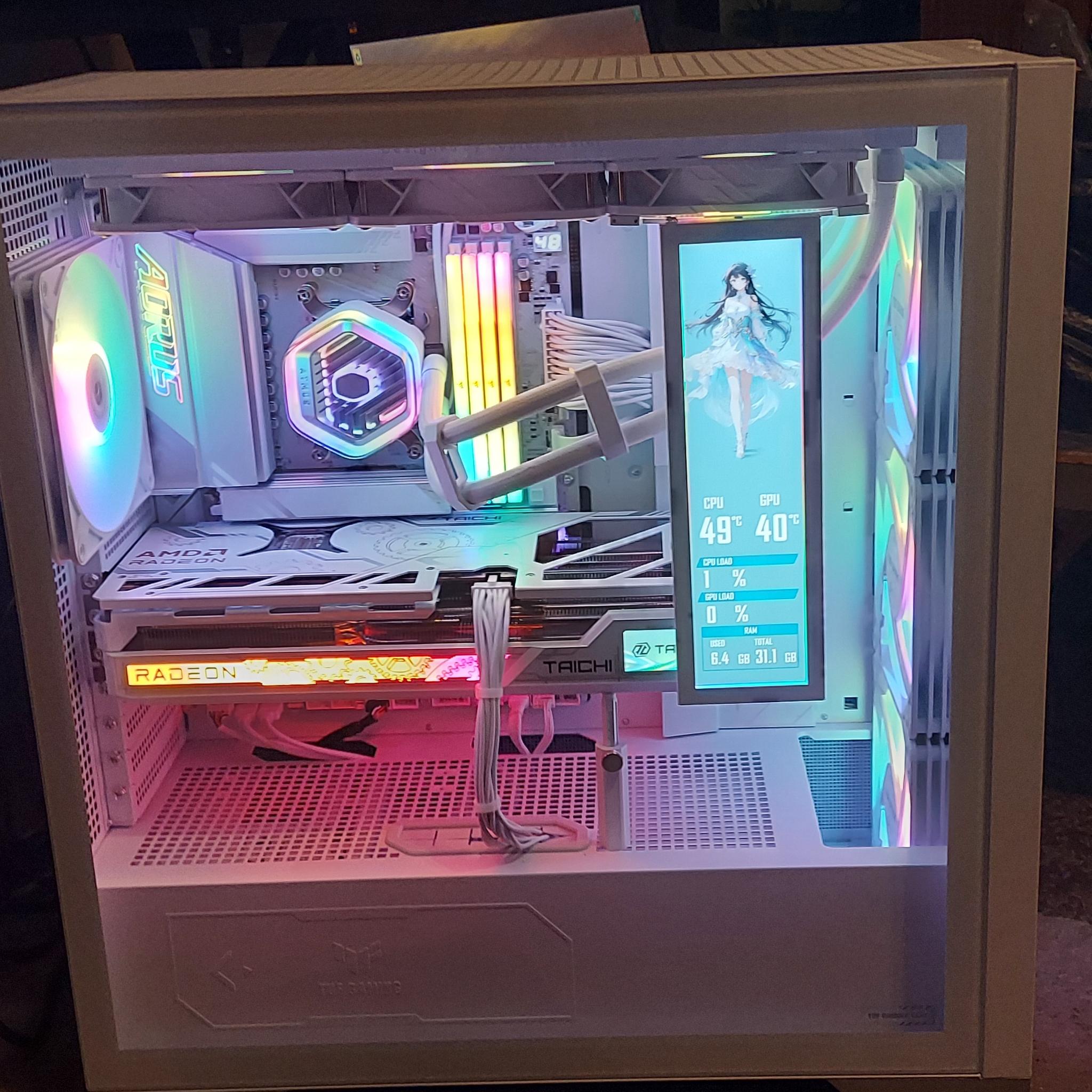 Aorus Ice 9850X3D/RX 9070XT Gaming PC
